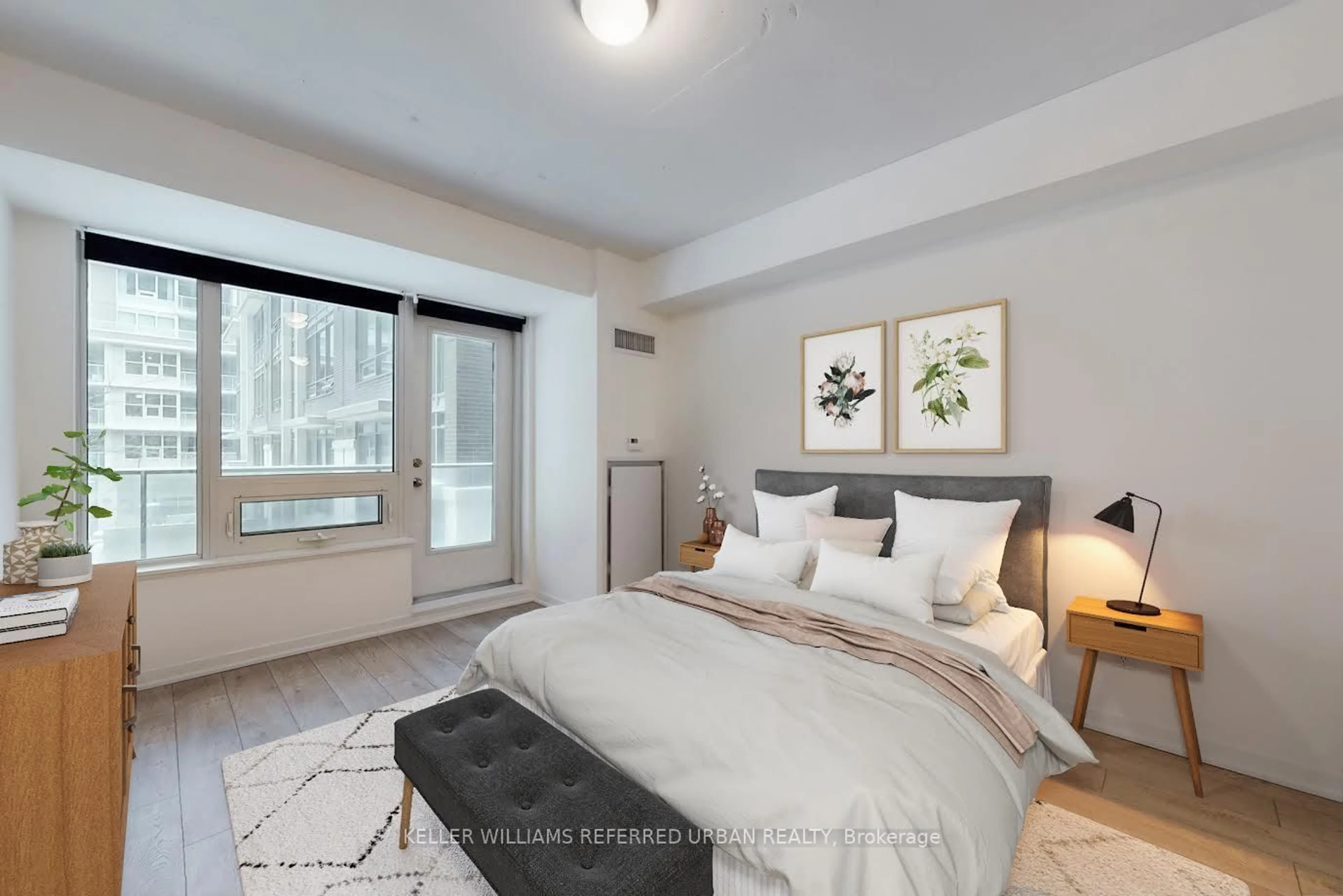Bedroom with bed, unknown for 55 East Liberty St #201, Toronto Ontario M6K 3P9