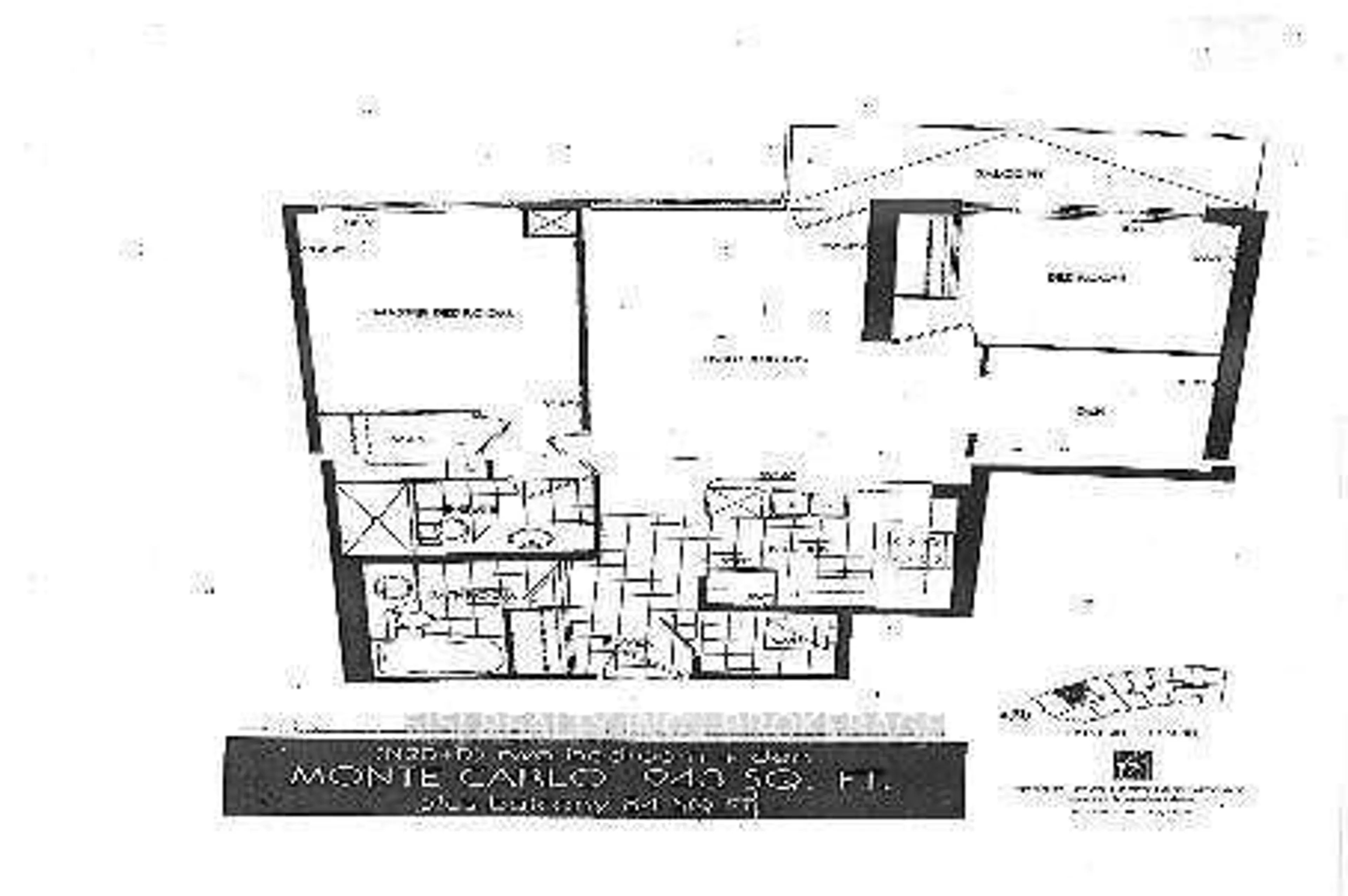 Floor plan for 509 Beecroft Rd #1611, Toronto Ontario M2N 0A3