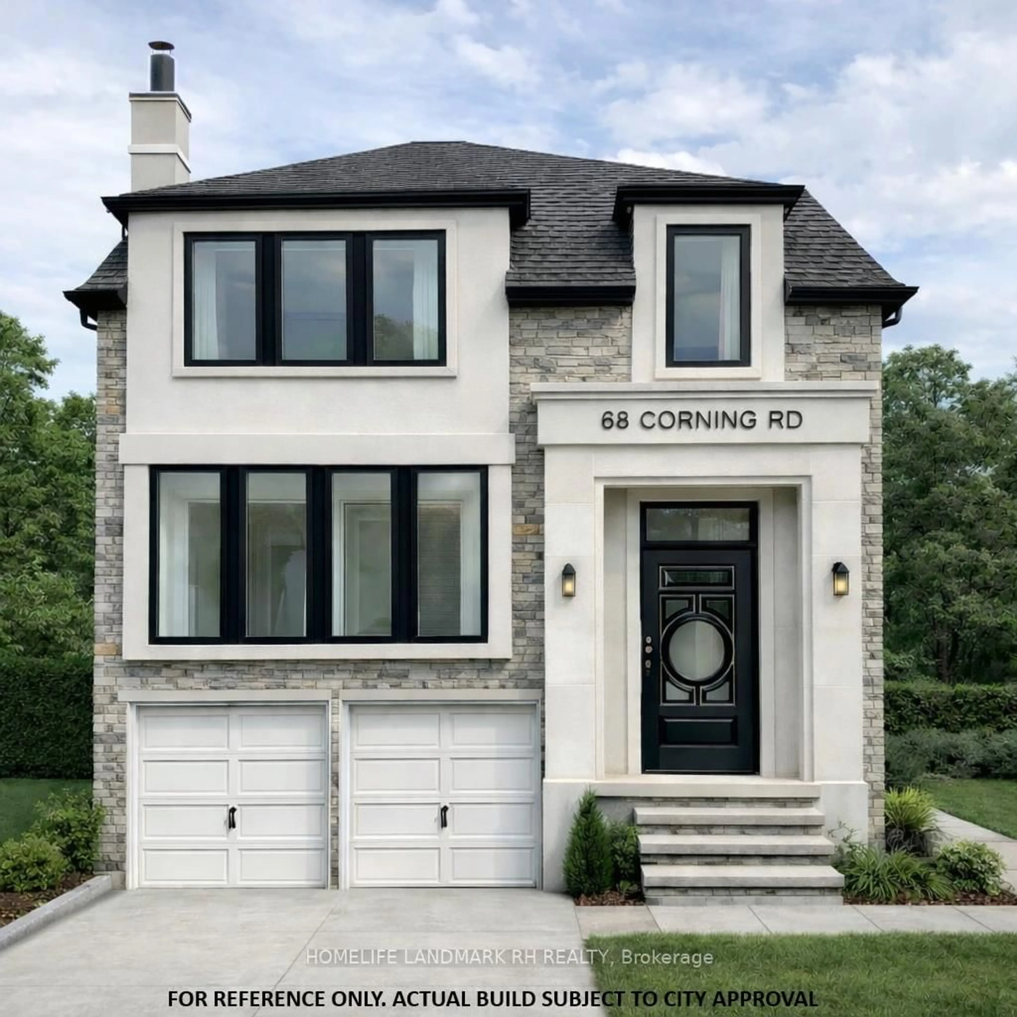 Home with brick exterior material, street for 66 Corning Rd, Toronto Ontario M2J 2M1