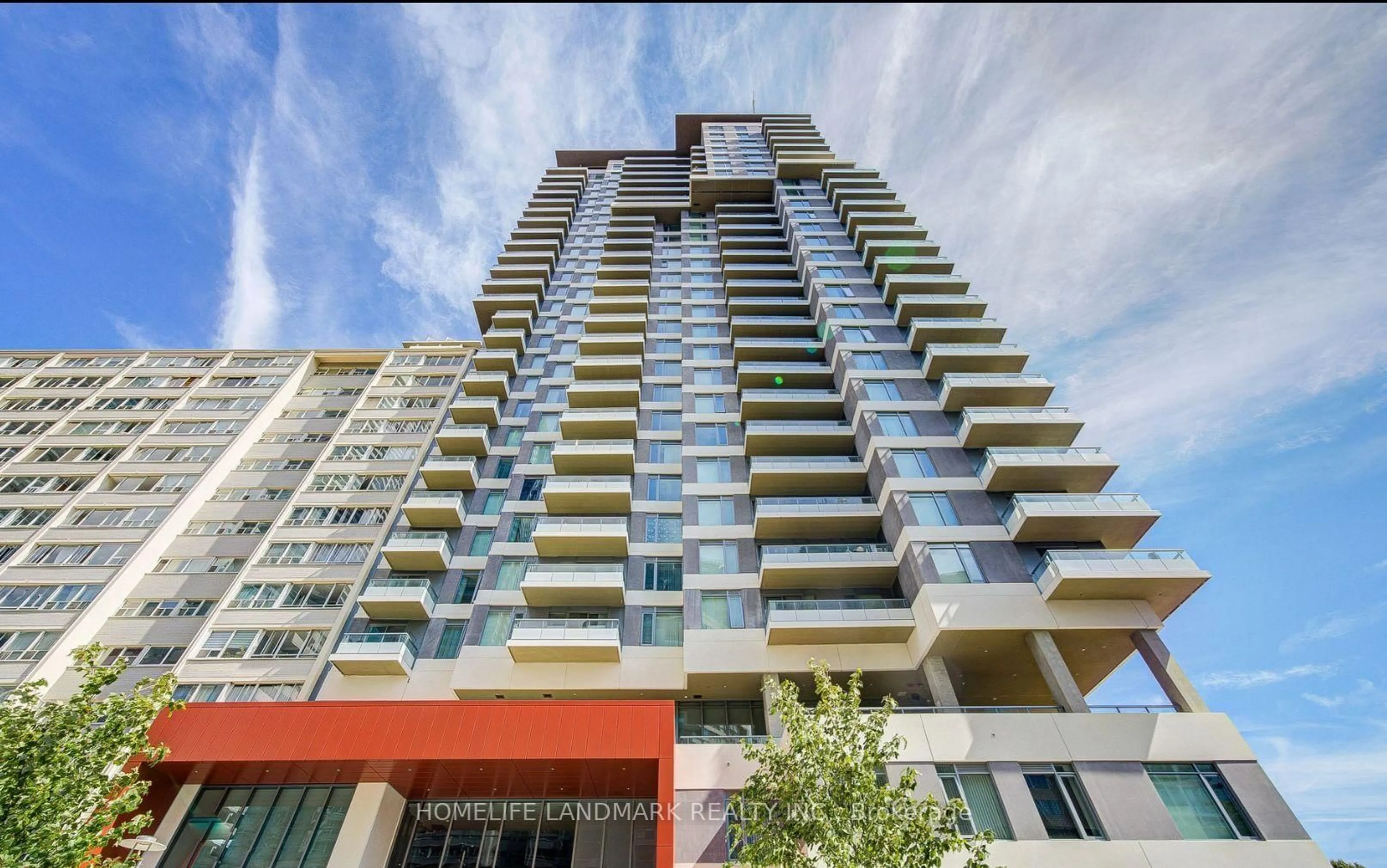 A pic from outside/outdoor area/front of a property/back of a property/a pic from drone, building for 25 Holly St #2110, Toronto Ontario M4S 0E3