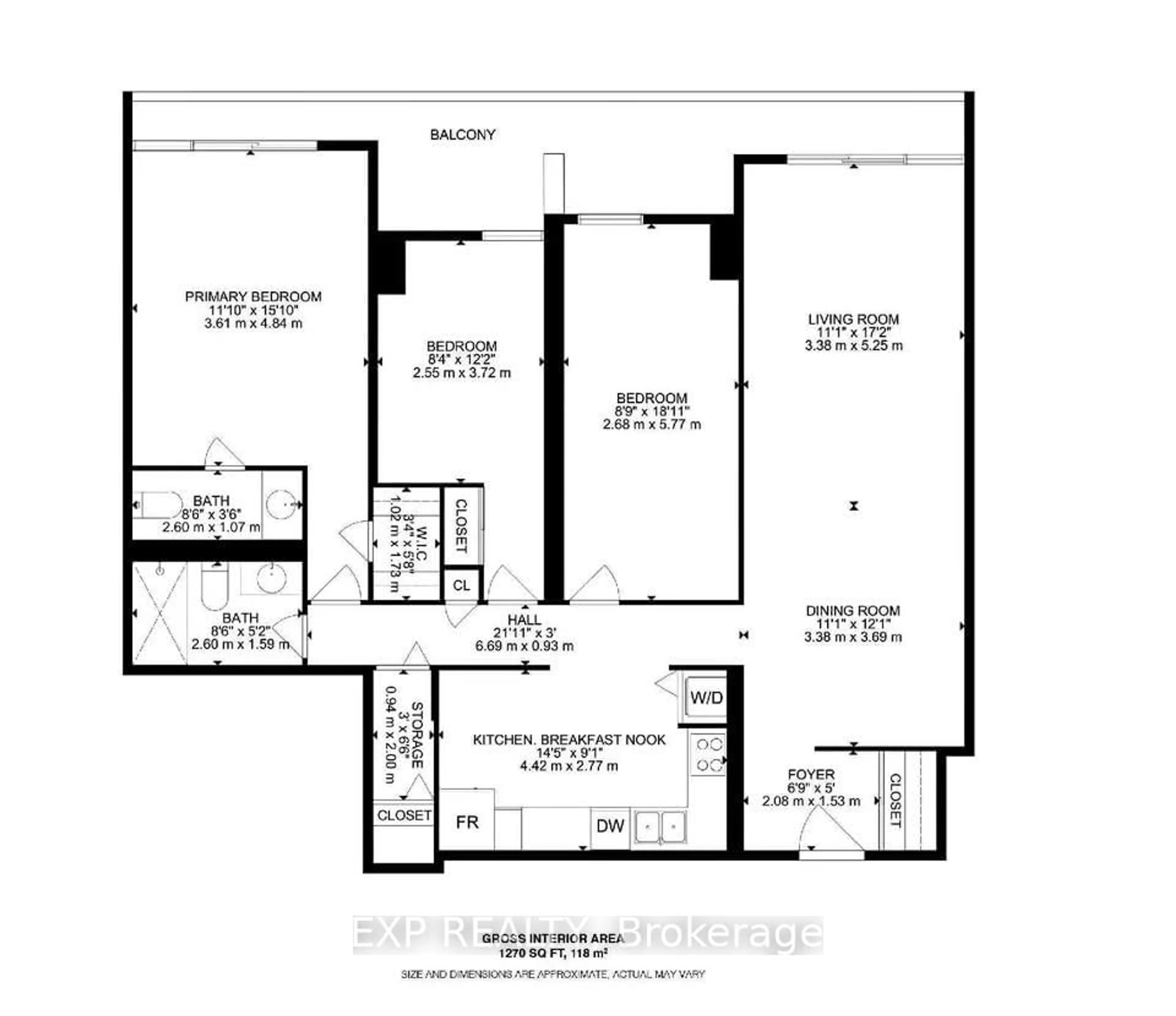 Floor plan for 10 Tangreen Crt #301, Toronto Ontario M2M 4B9