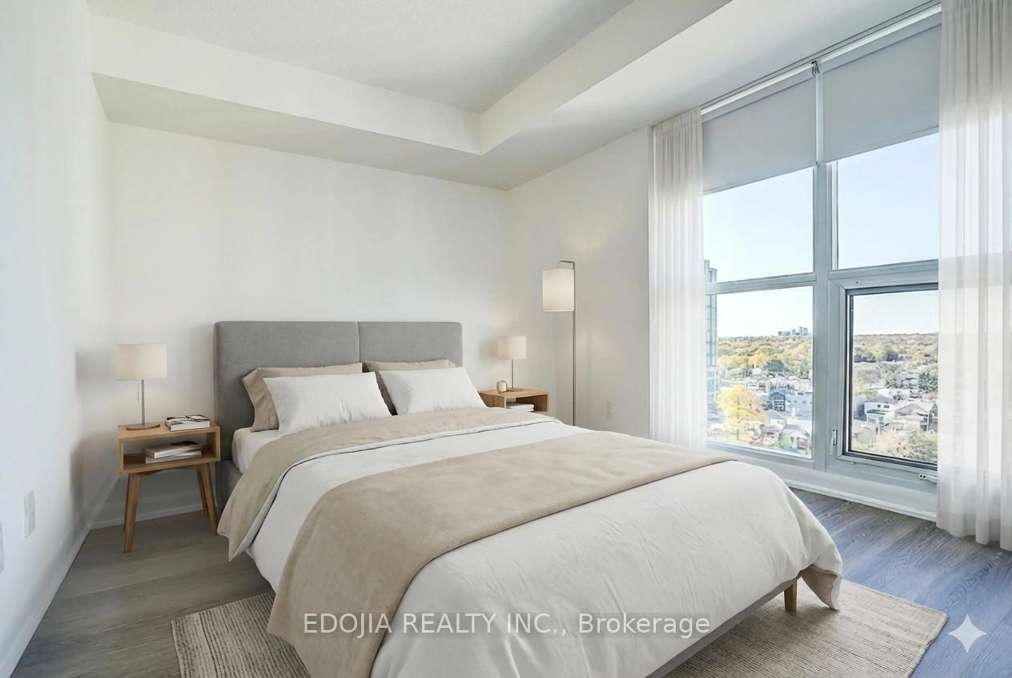 Bedroom with bed, unknown for 17 Anndale Dr #1617, Toronto Ontario M2N 2W7