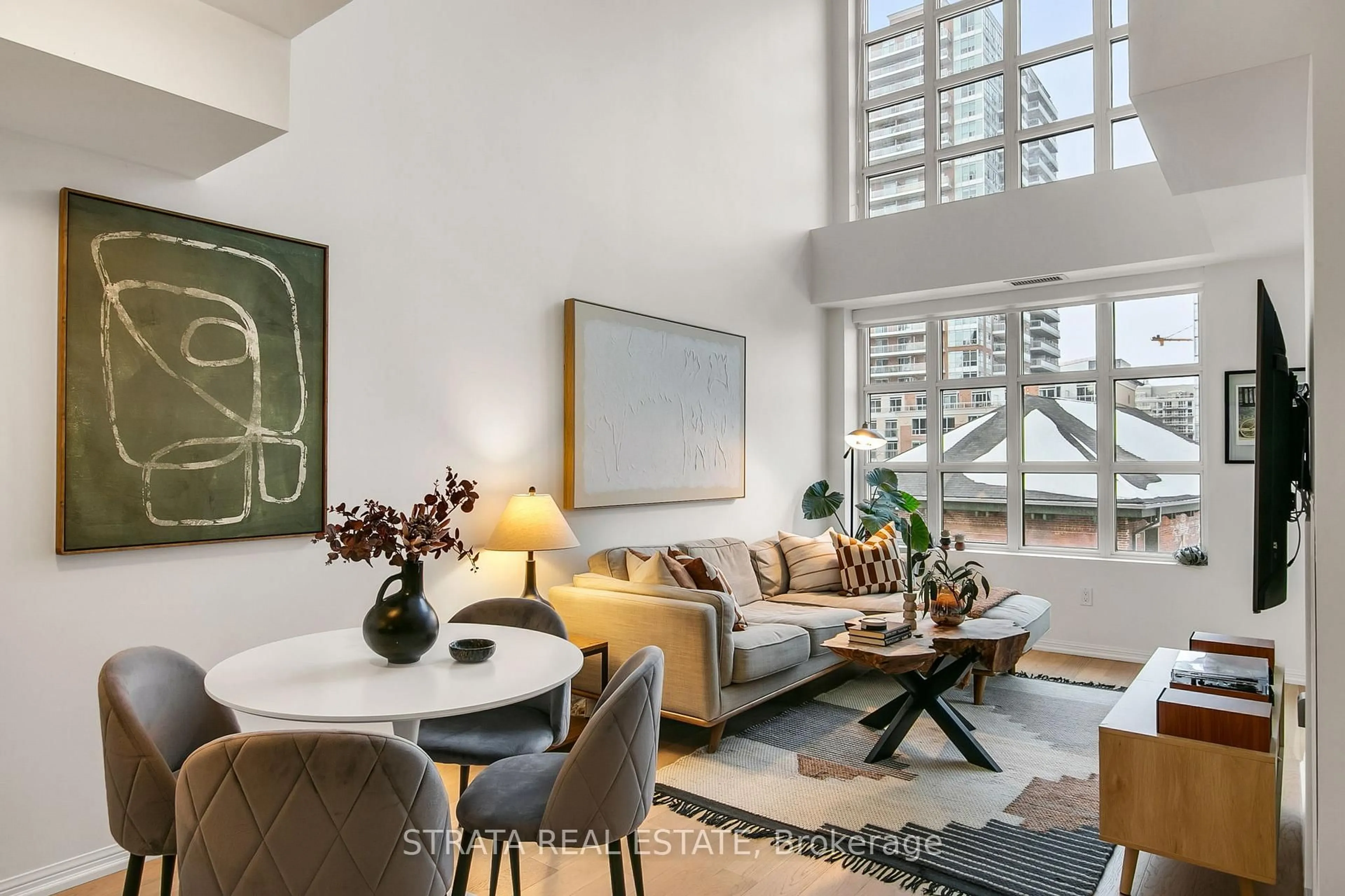 Living room with furniture, unknown for 65 East Liberty St #513, Toronto Ontario M6K 3R2