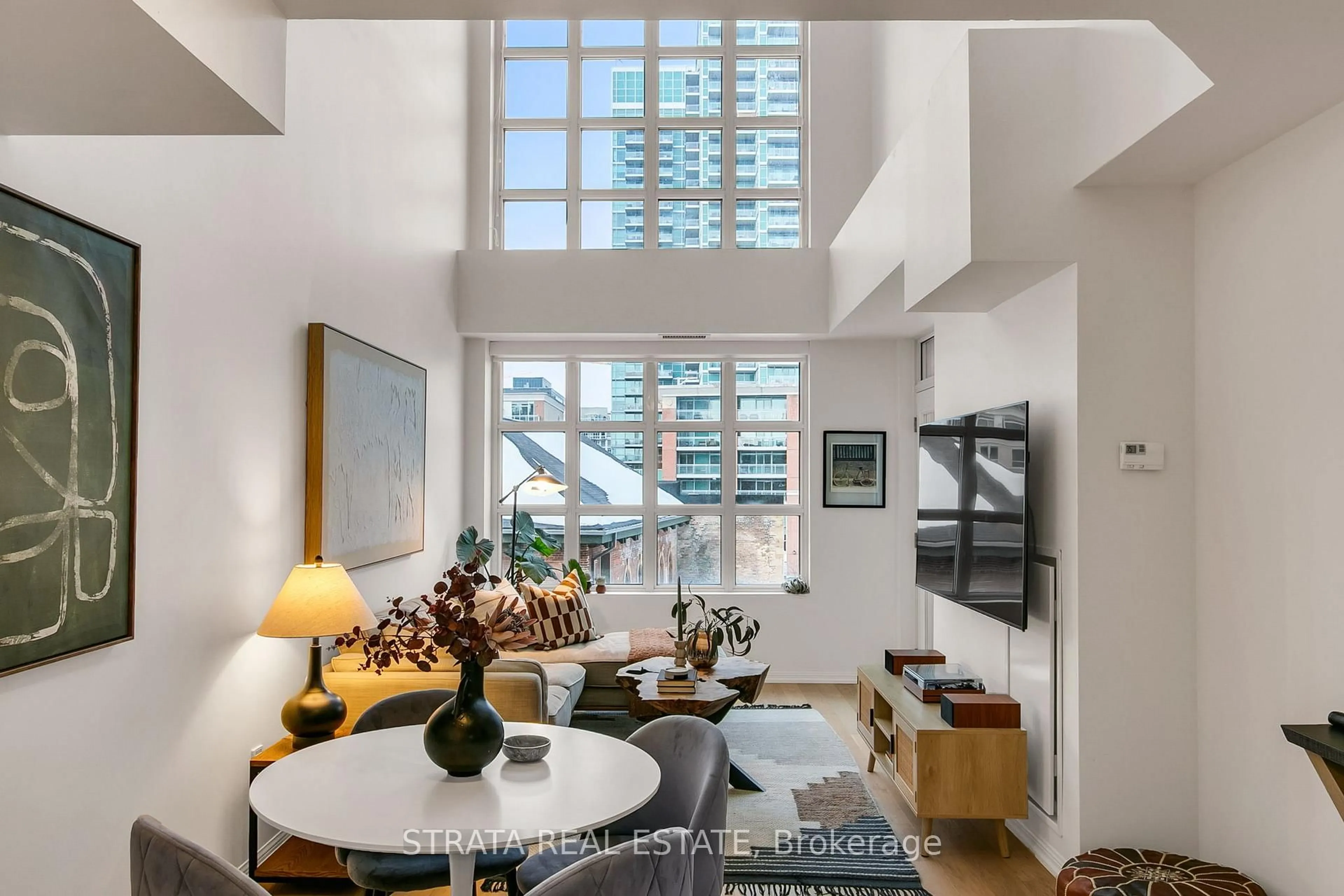 Living room with furniture, unknown for 65 East Liberty St #513, Toronto Ontario M6K 3R2