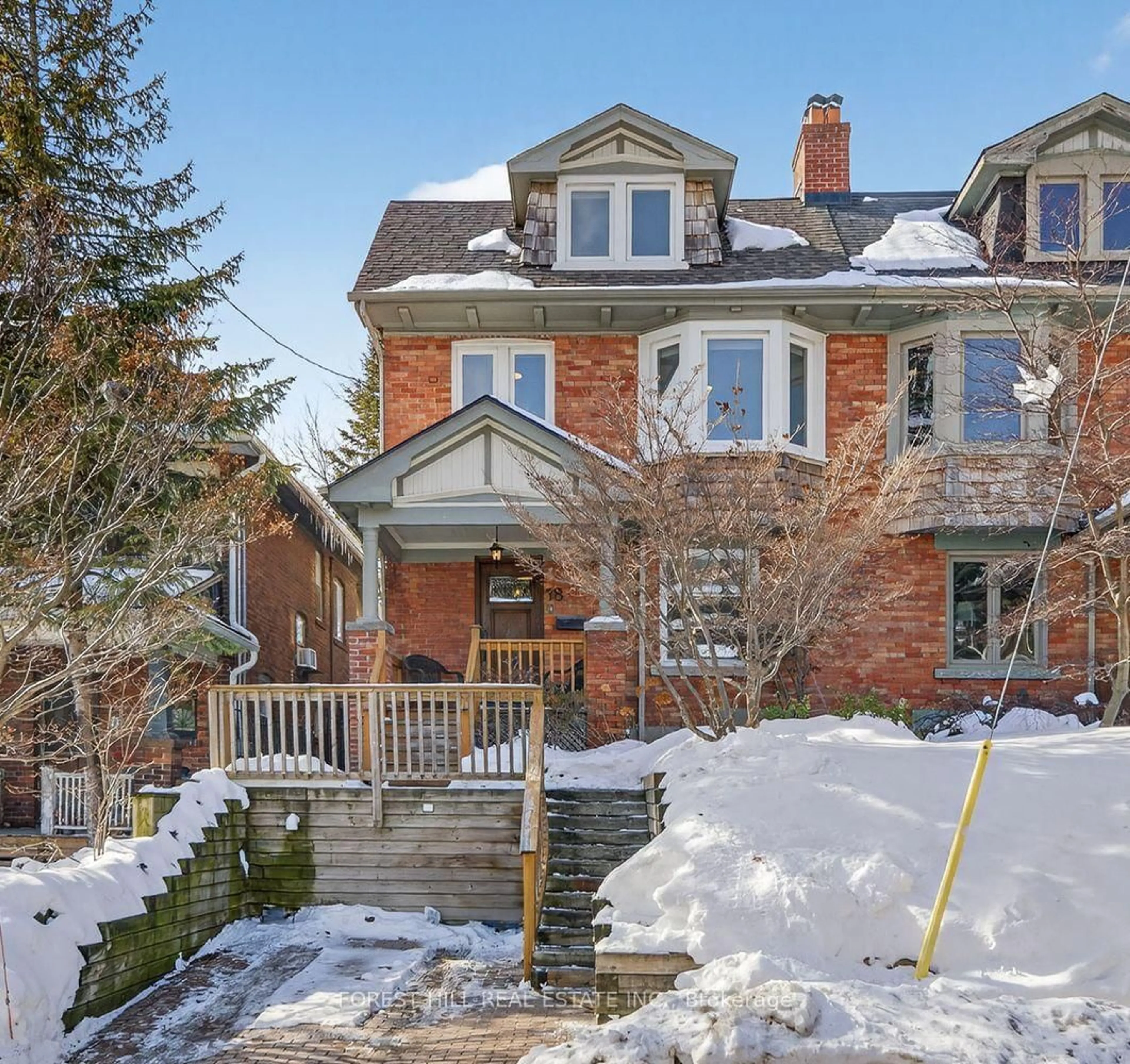 Home with brick exterior material, street for 18 Alberta Ave, Toronto Ontario M6H 2R6