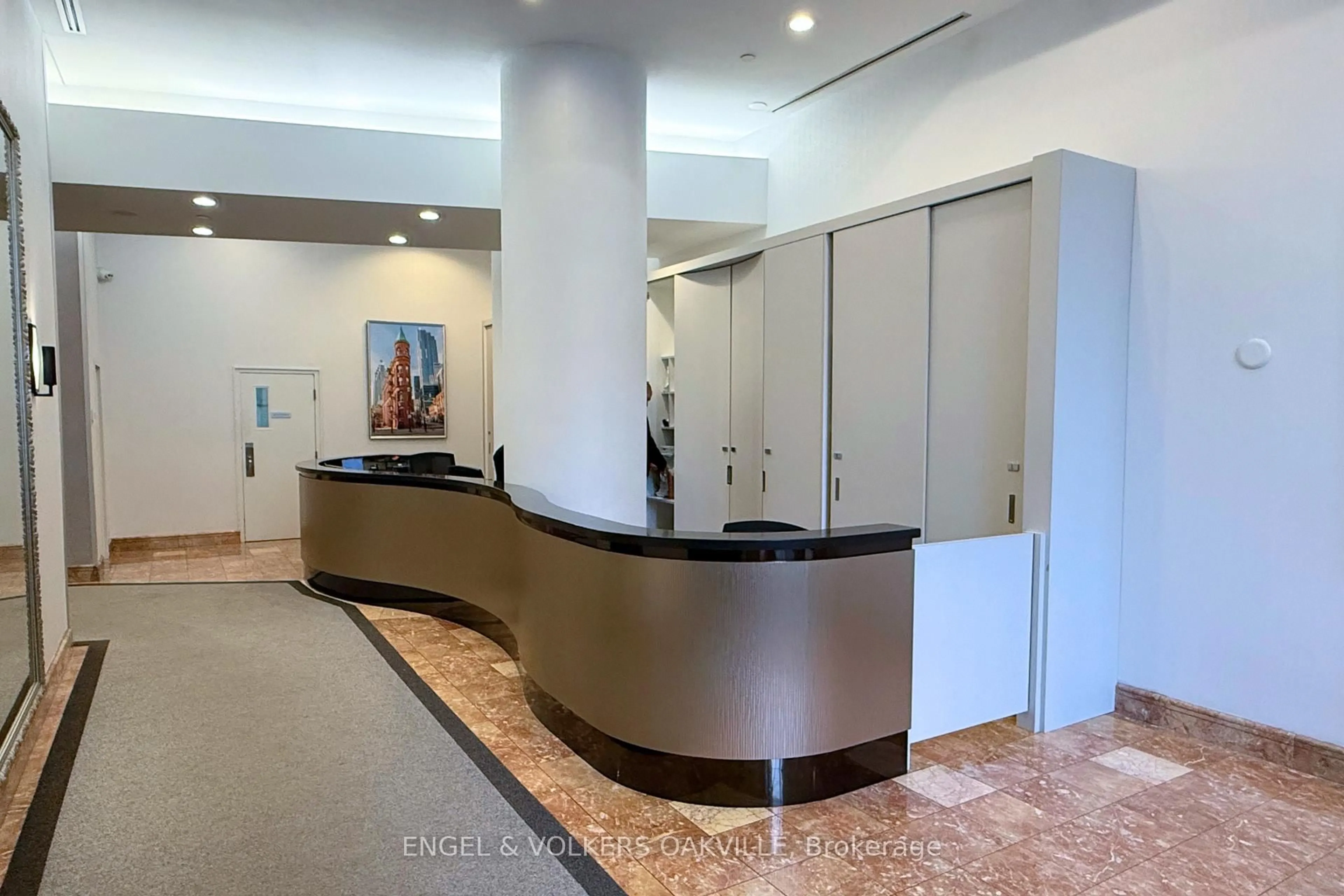 Indoor foyer for 25 The Esplanade #1811, Toronto Ontario M5E 1W5
