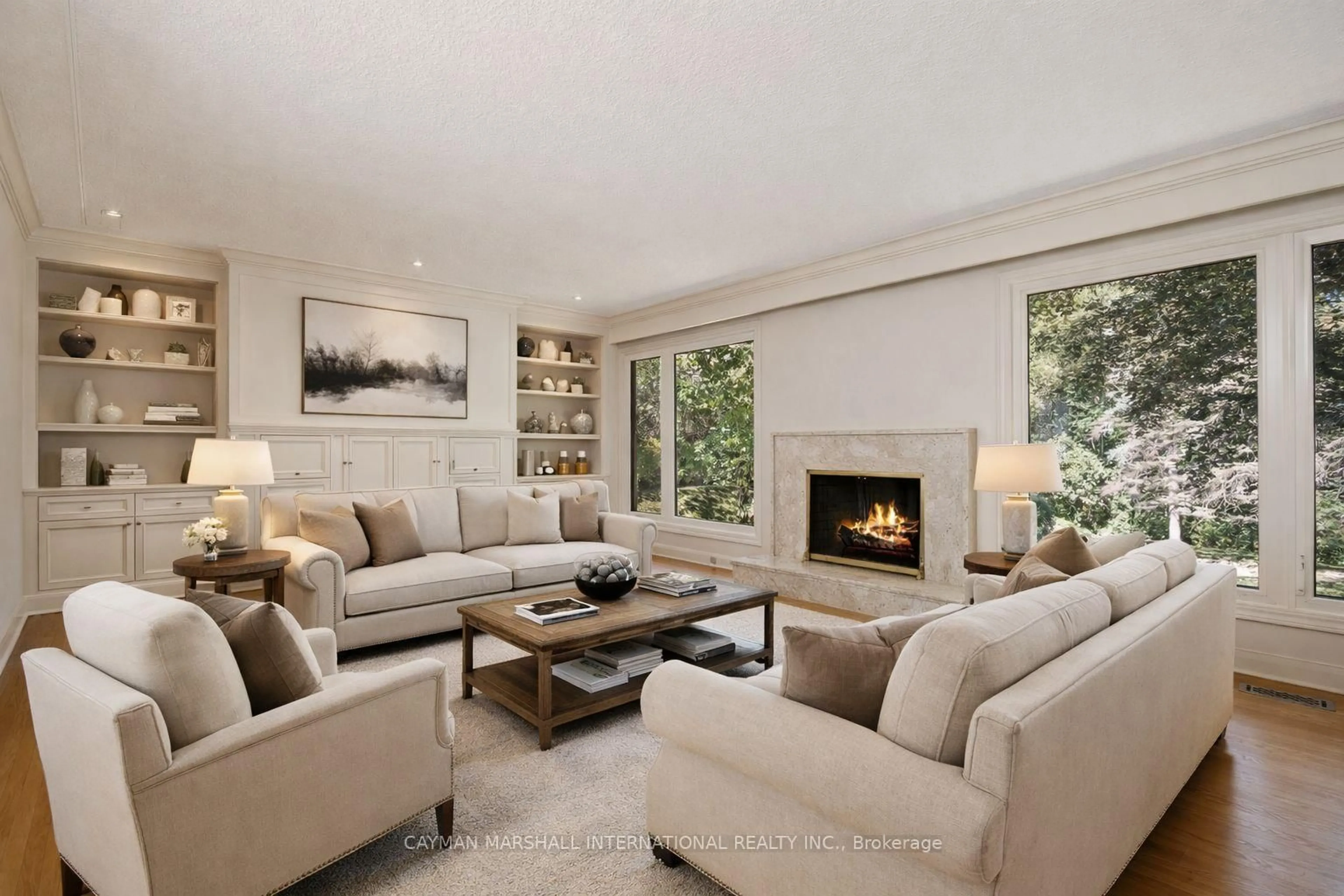 Living room with furniture, unknown for 30 Hi Mount Dr, Toronto Ontario M2K 1X5