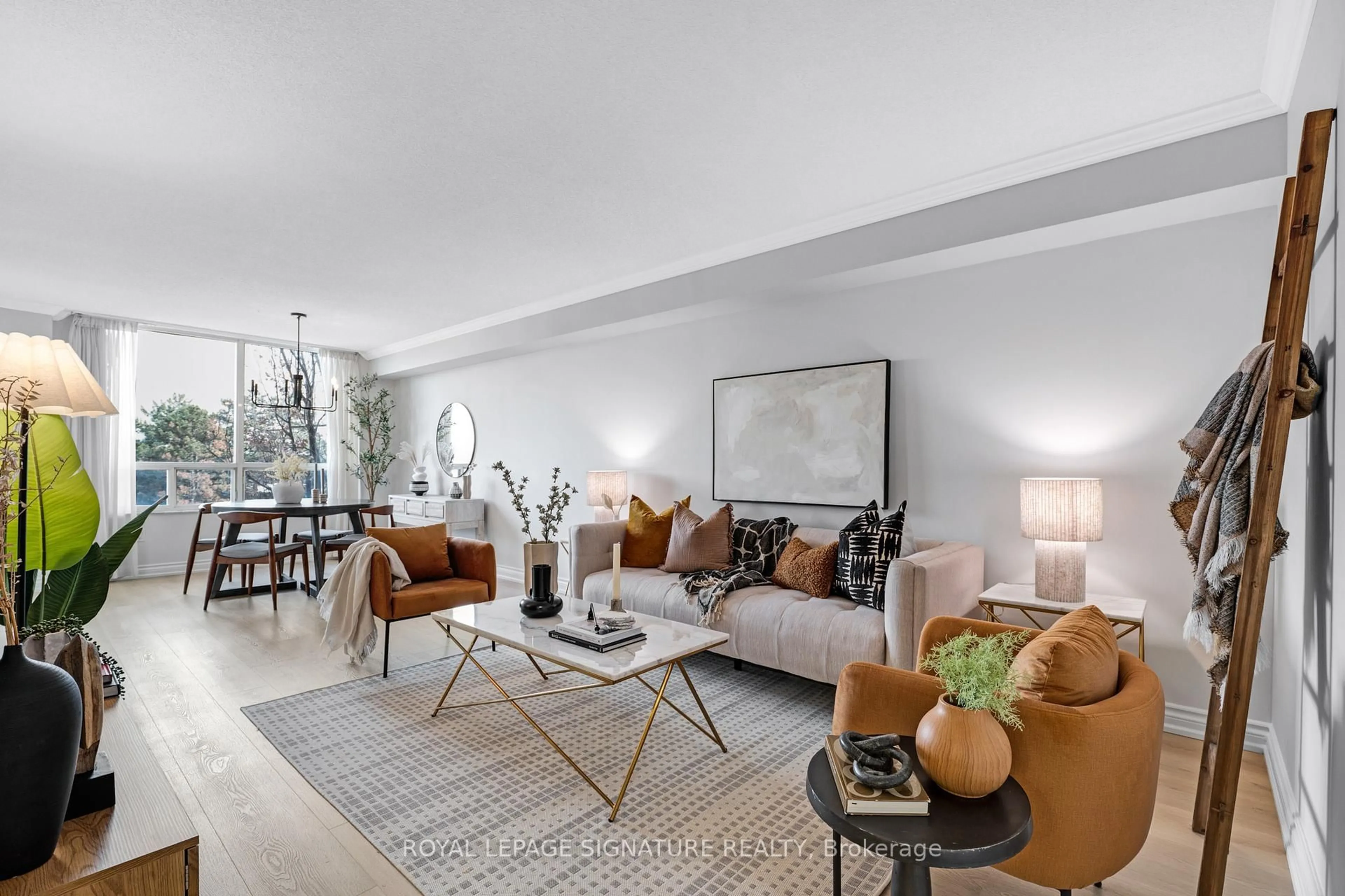 Living room with furniture, unknown for 1210 Don Mills Rd #510, Toronto Ontario M3B 3N9