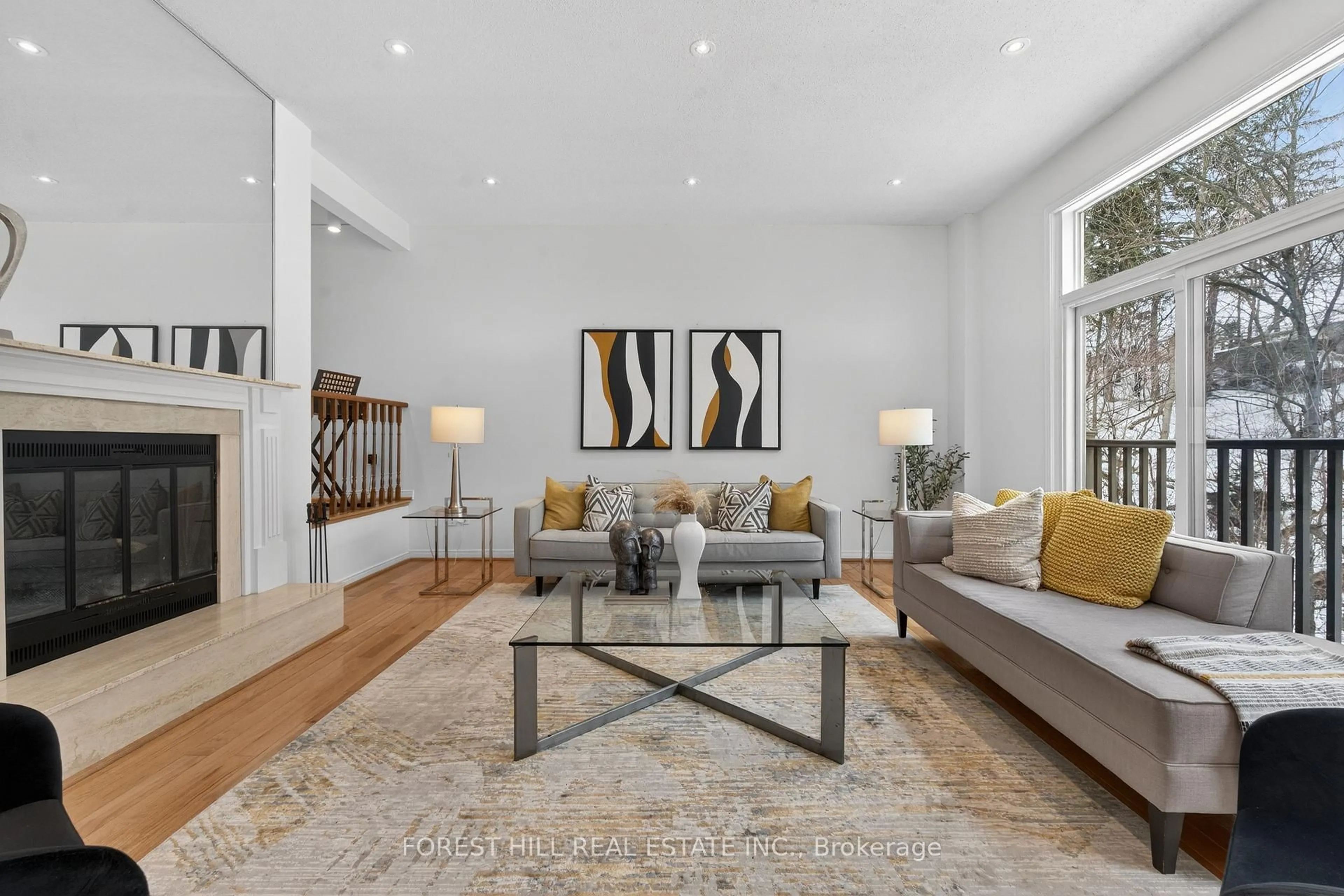 Living room with furniture, unknown for 37 Rainbow Creek Way, Toronto Ontario M2K 2T9