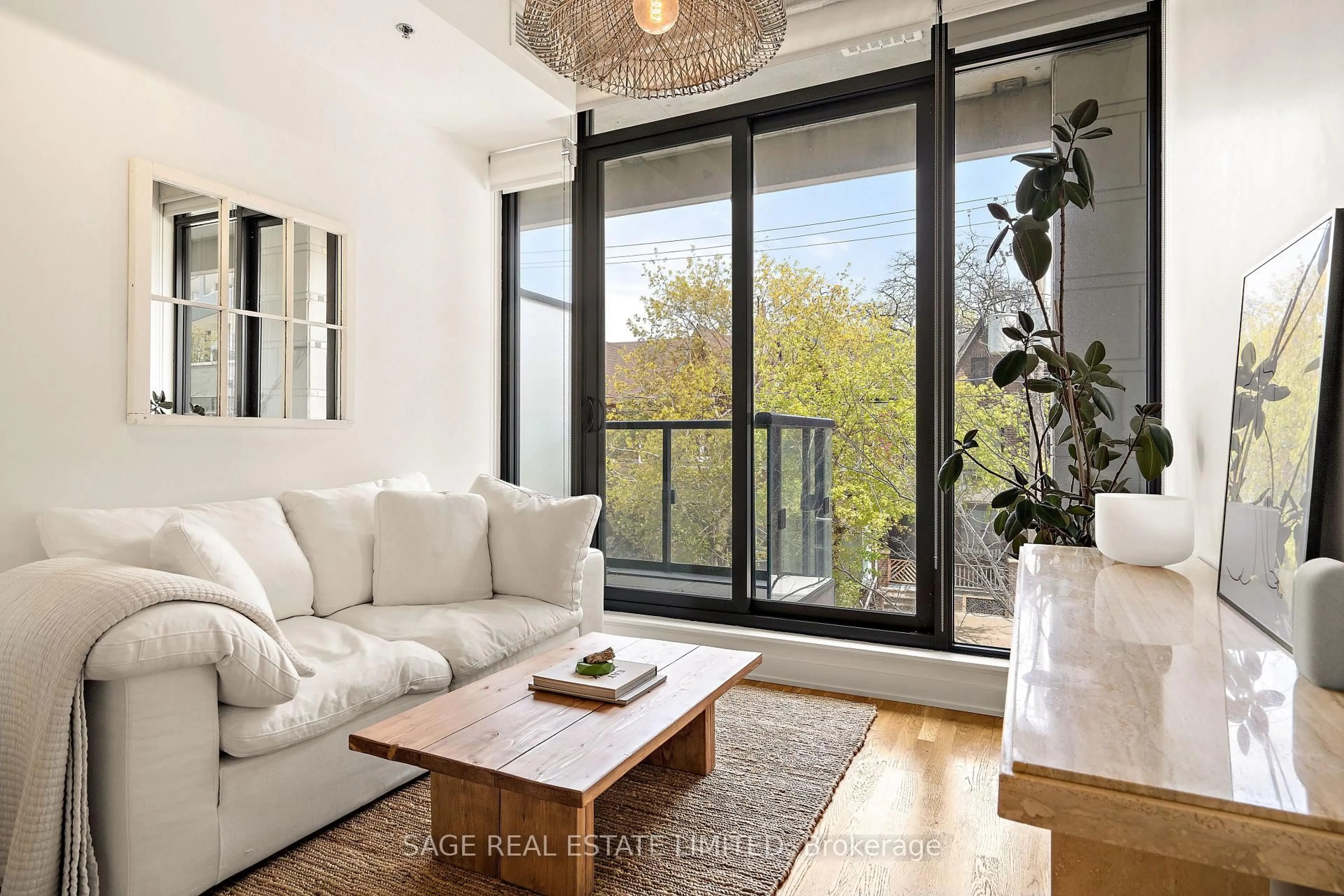 Living room with furniture, unknown for 8 Dovercourt Rd #216, Toronto Ontario M6J 0B6