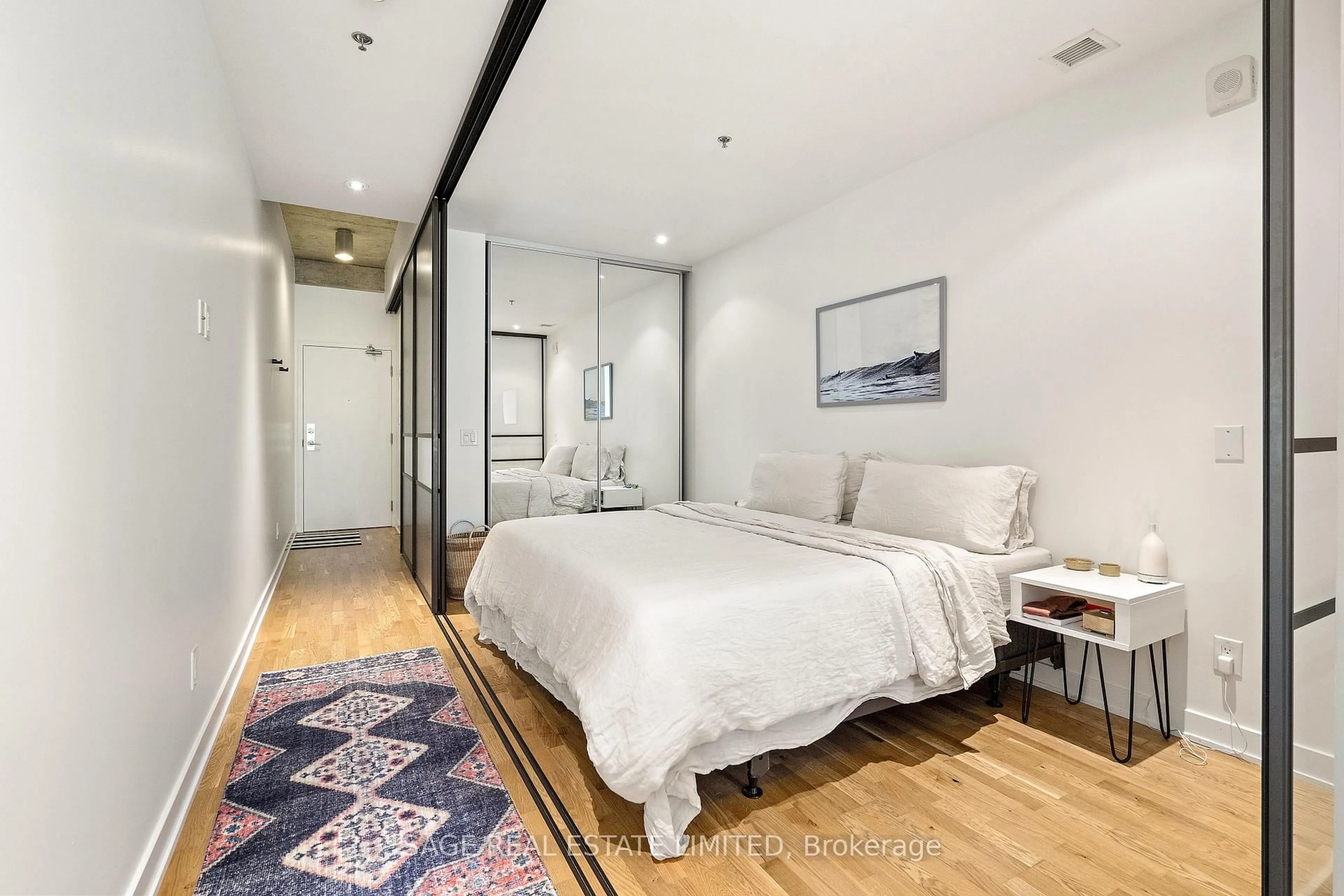 Bedroom with bed, unknown for 8 Dovercourt Rd #216, Toronto Ontario M6J 0B6