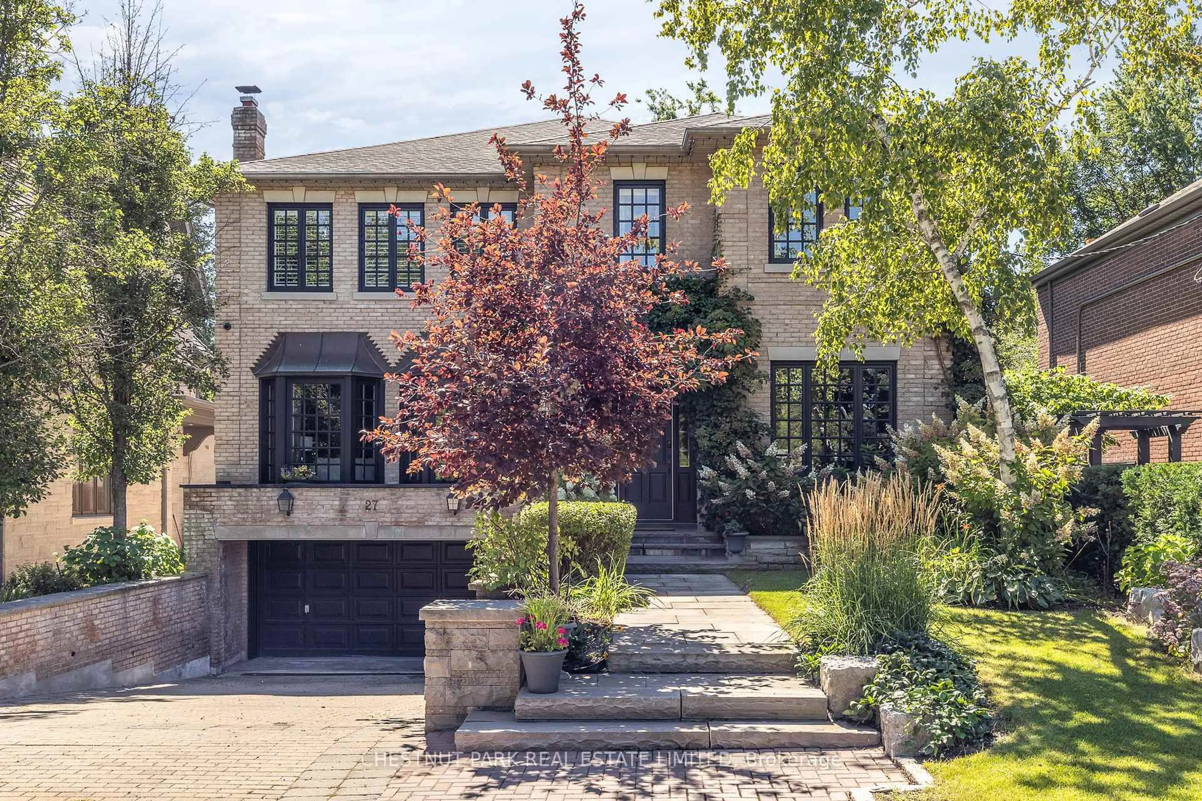 Home with brick exterior material, street for 27 Bayview Wood, Toronto Ontario M4N 1R8