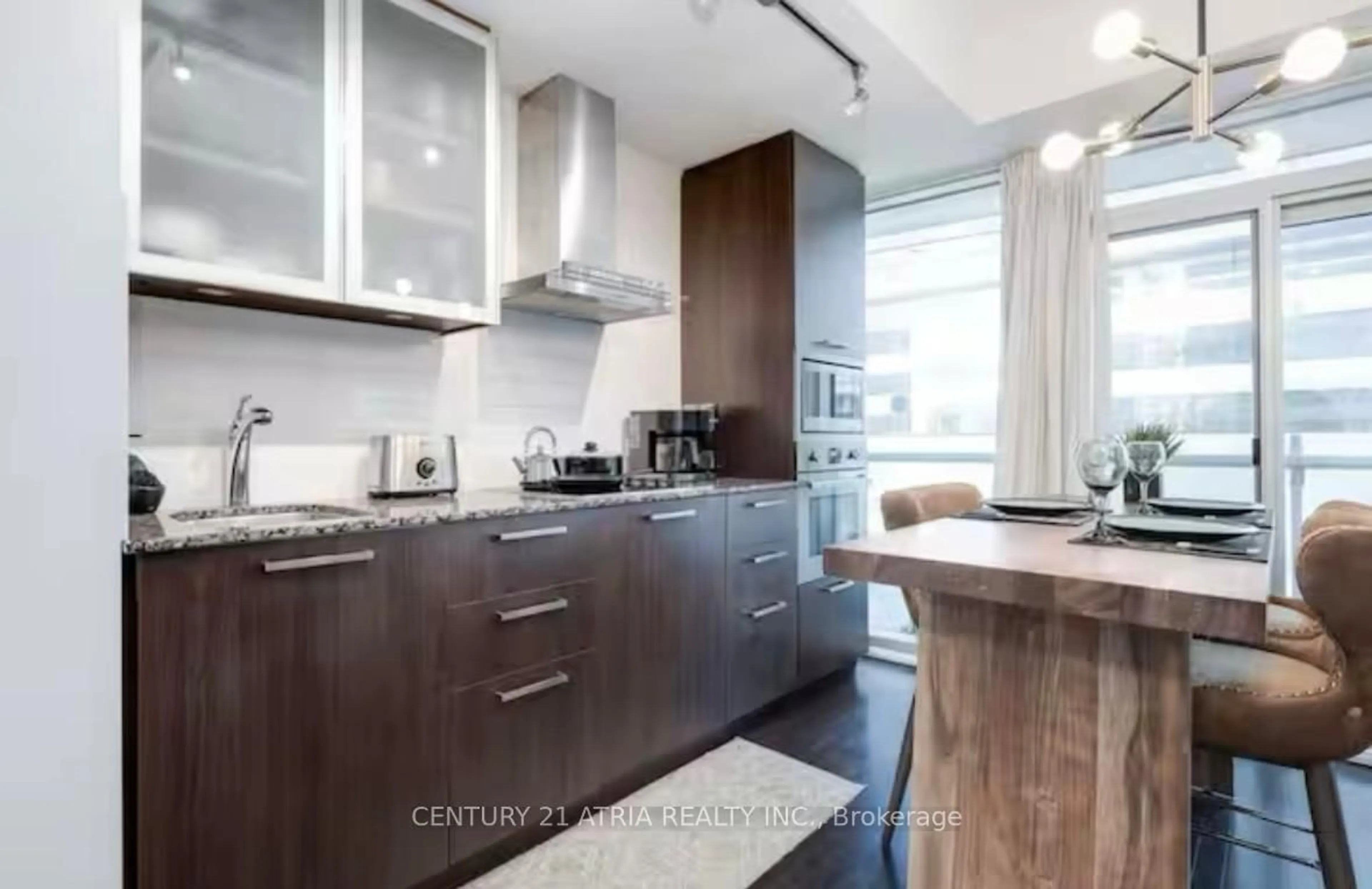 Contemporary kitchen, unknown for 14 York St #512, Toronto Ontario M5J 0B1