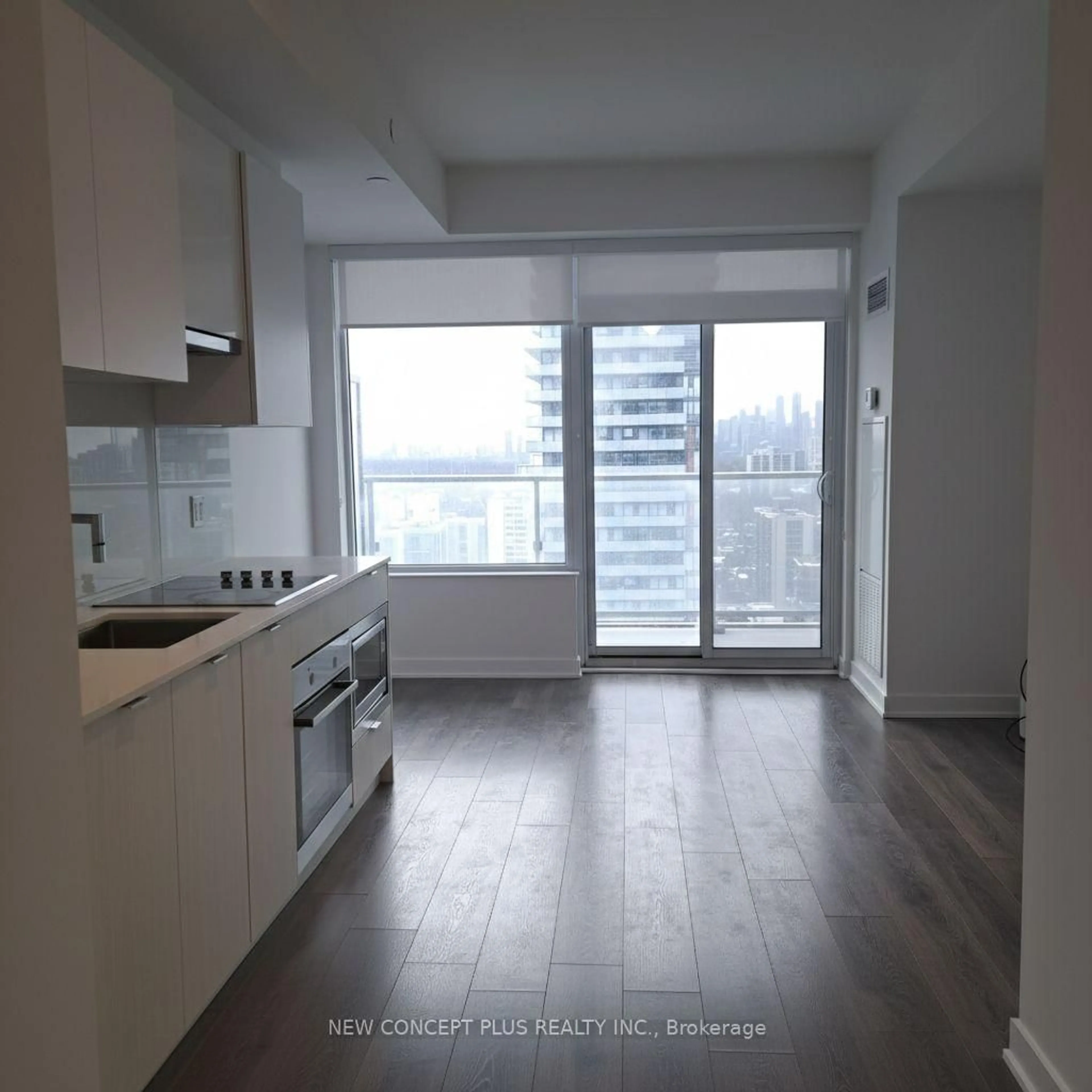 Standard kitchen, wood/laminate floor for 195 Redpath Ave #2909, Toronto Ontario M4P 0E4
