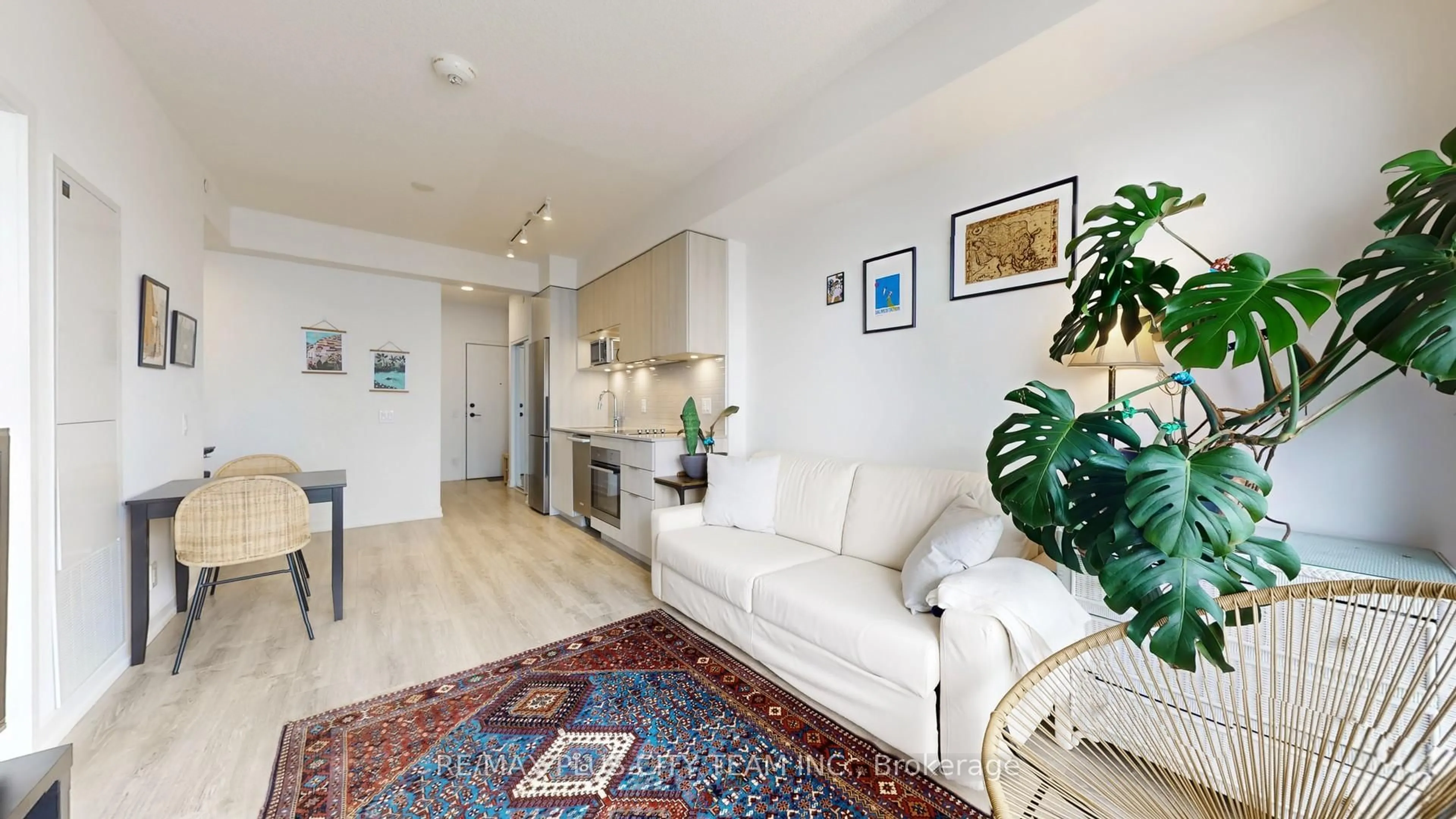 Living room with furniture, unknown for 20 Tubman Ave #2008, Toronto Ontario M5A 0M8