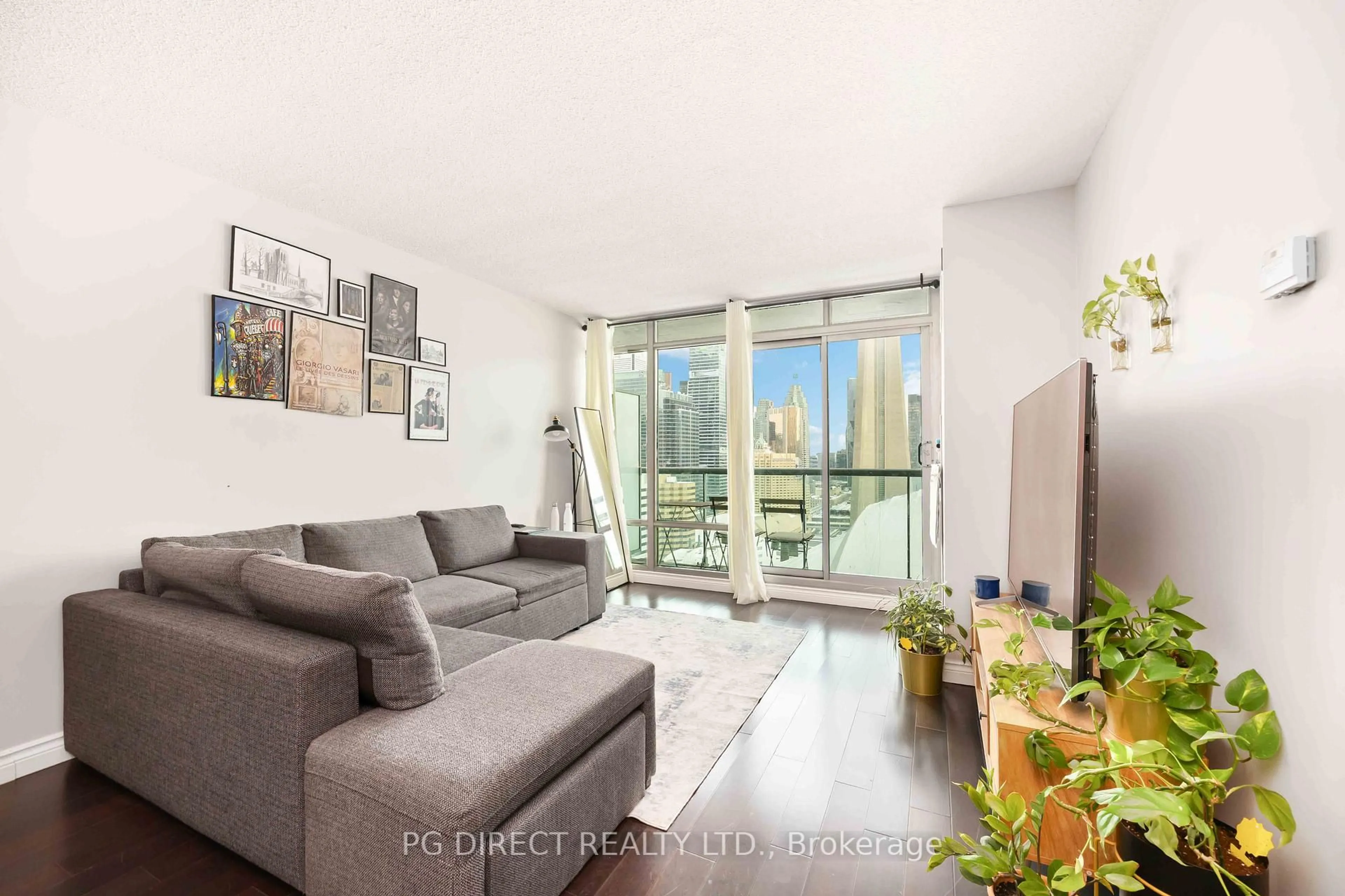 Living room with furniture, unknown for 81 Navy Wharf Crt #3502, Toronto Ontario M5V 3S2