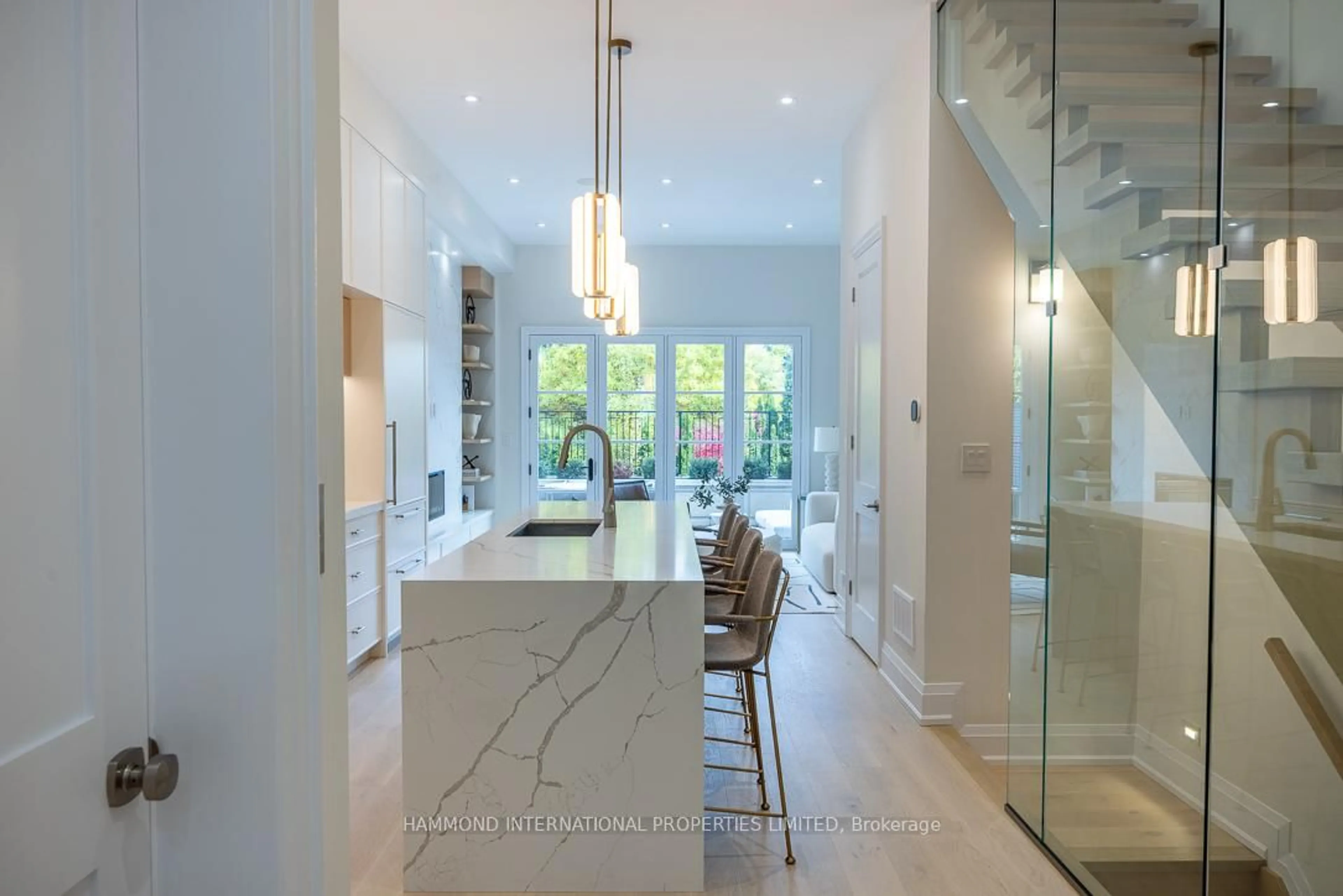 Contemporary kitchen, ceramic/tile floor for 1177 Avenue Rd, Toronto Ontario M5N 2G2