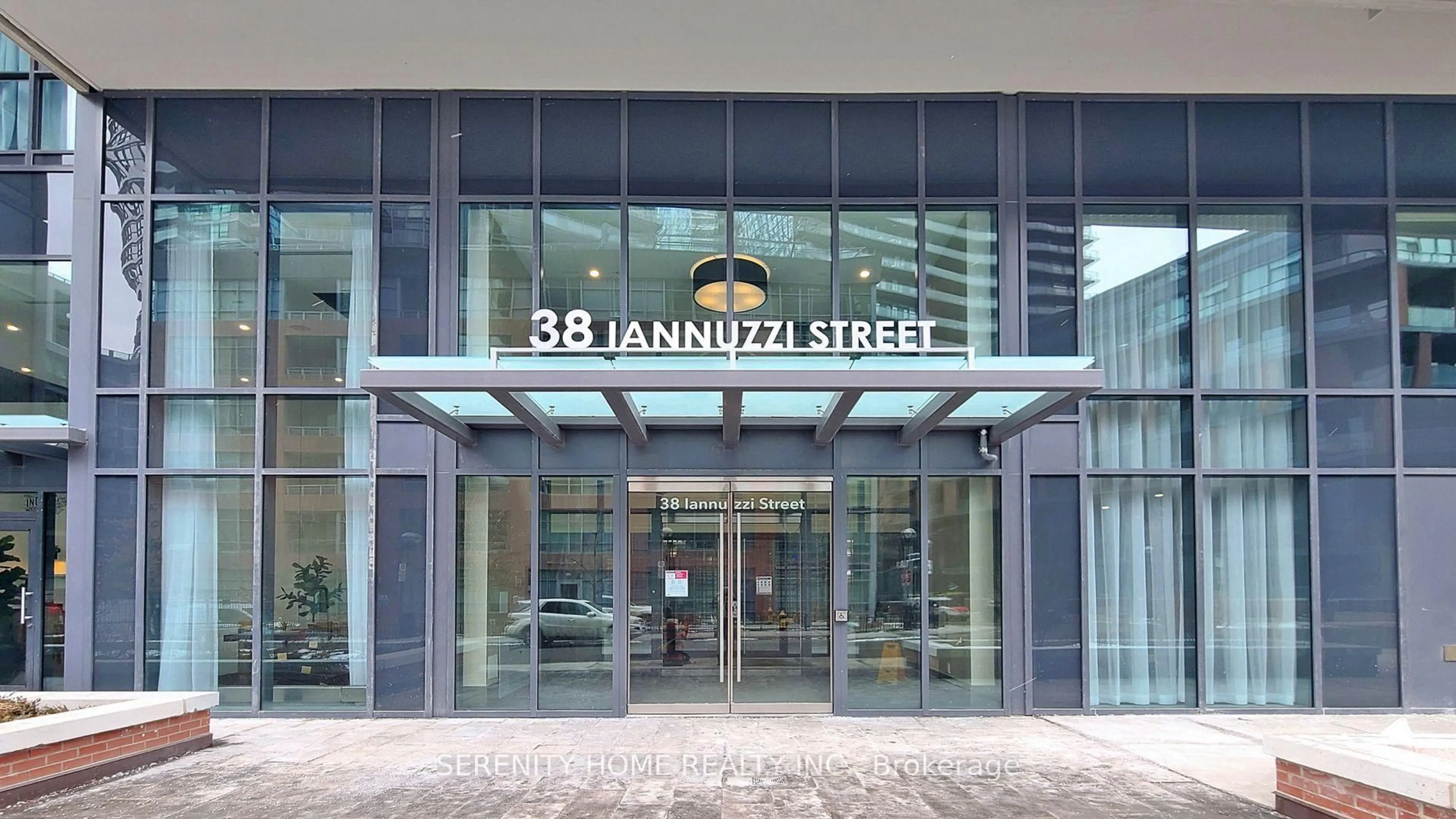 Indoor foyer for 38 Iannuzi St #2010, Toronto Ontario M5V 0S2