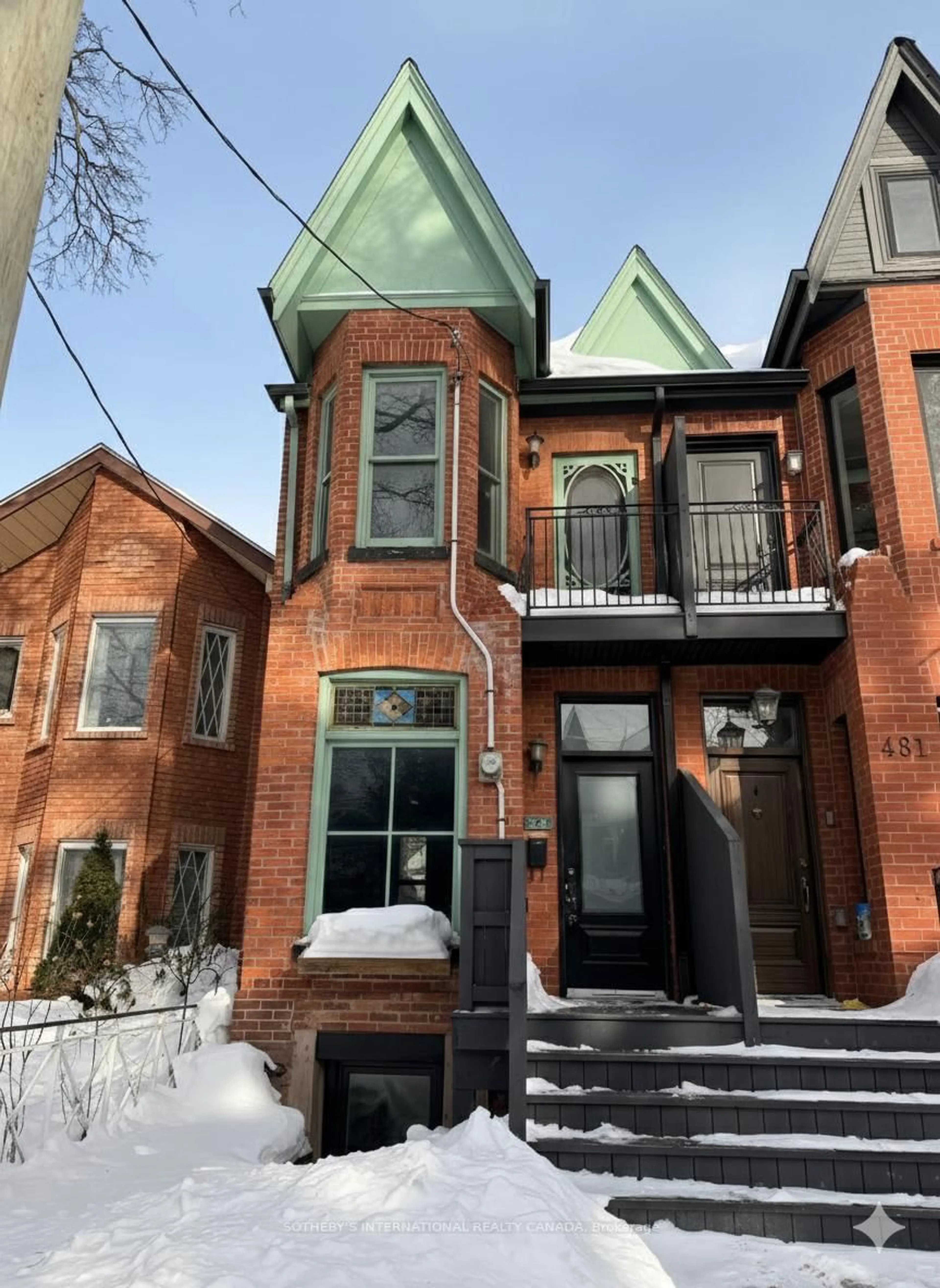 Home with brick exterior material, street for 483 Roxton Rd, Toronto Ontario M6G 3R5