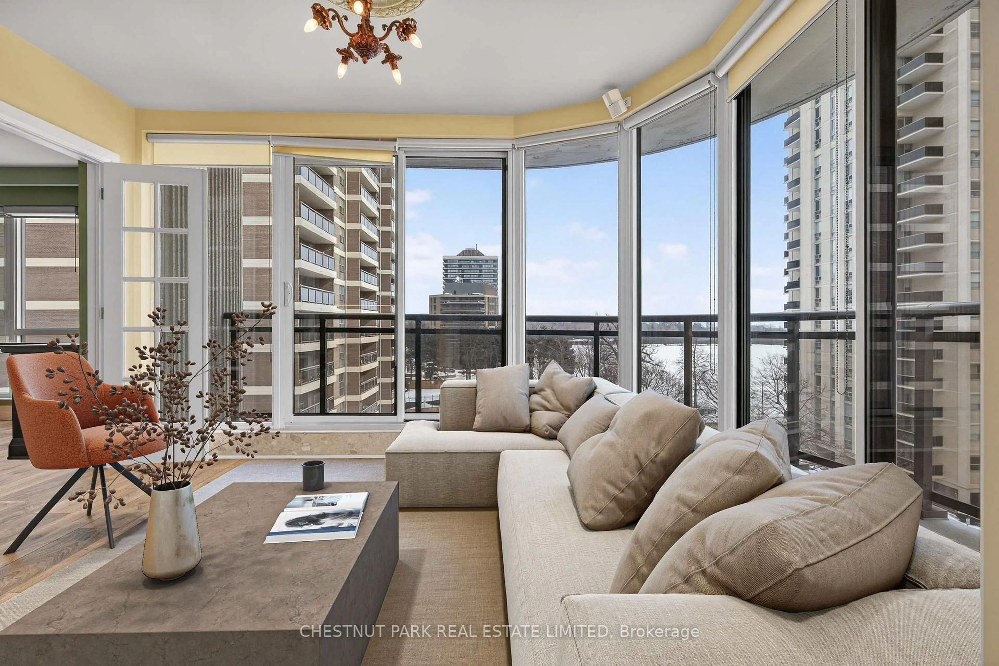 Living room with furniture, unknown for 40 Rosehill Ave #604, Toronto Ontario M4T 1G5