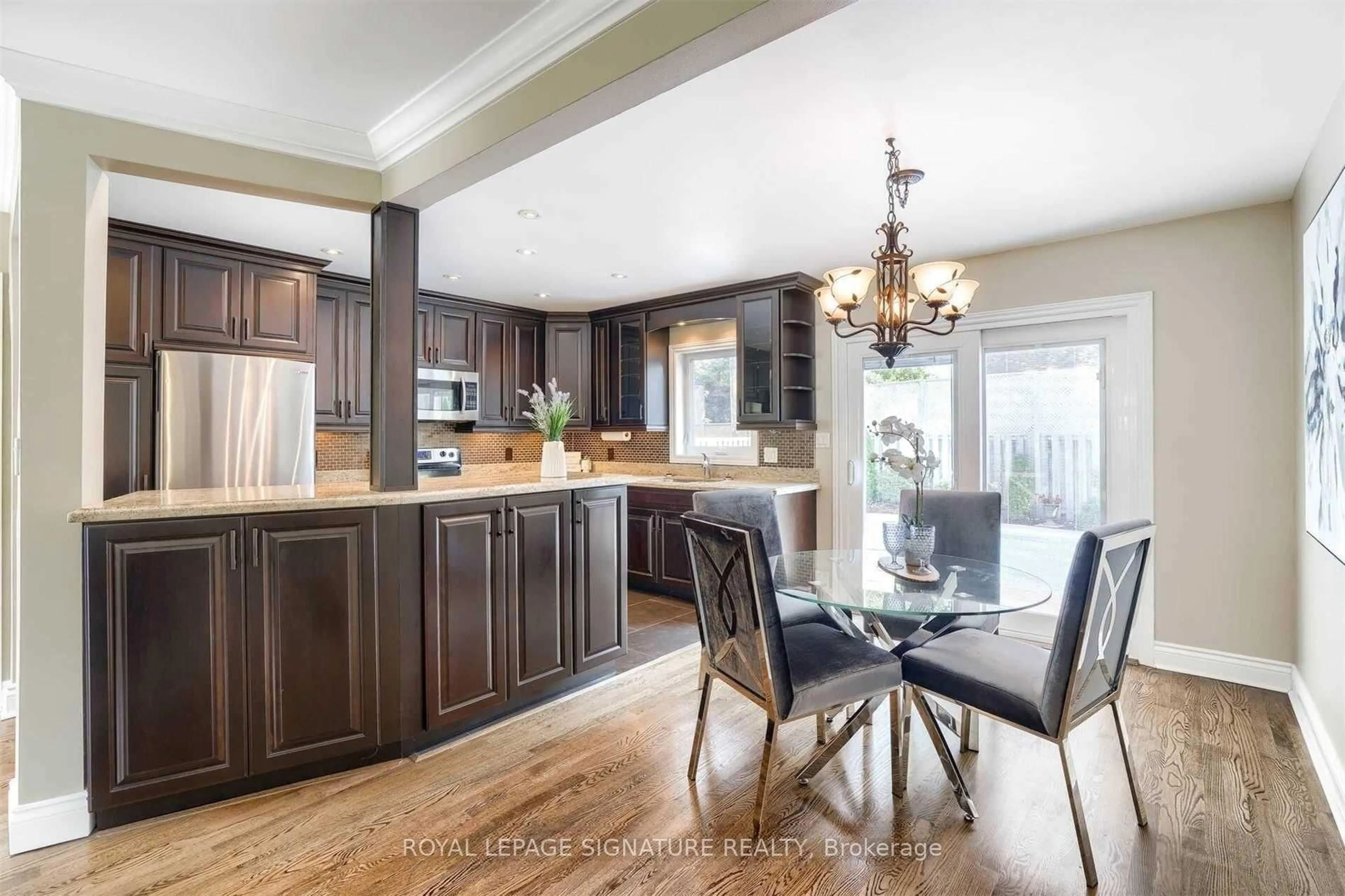 Open concept kitchen, unknown for 1 Yewfield Cres, Toronto Ontario M3B 2Y4
