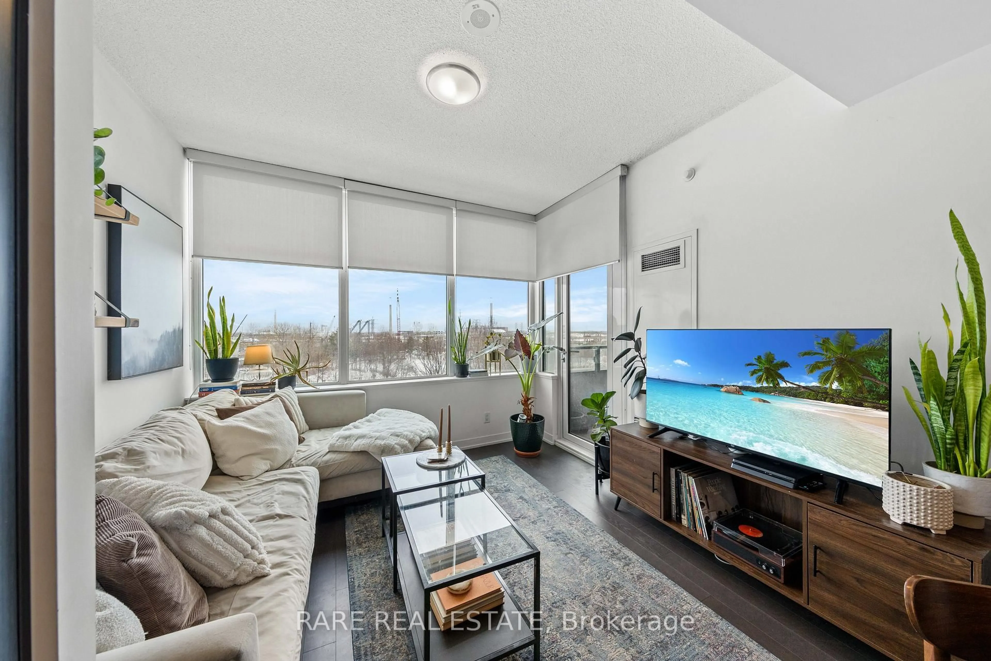 Living room with furniture, unknown for 120 Bayview Ave #N516, Toronto Ontario M5A 0J1