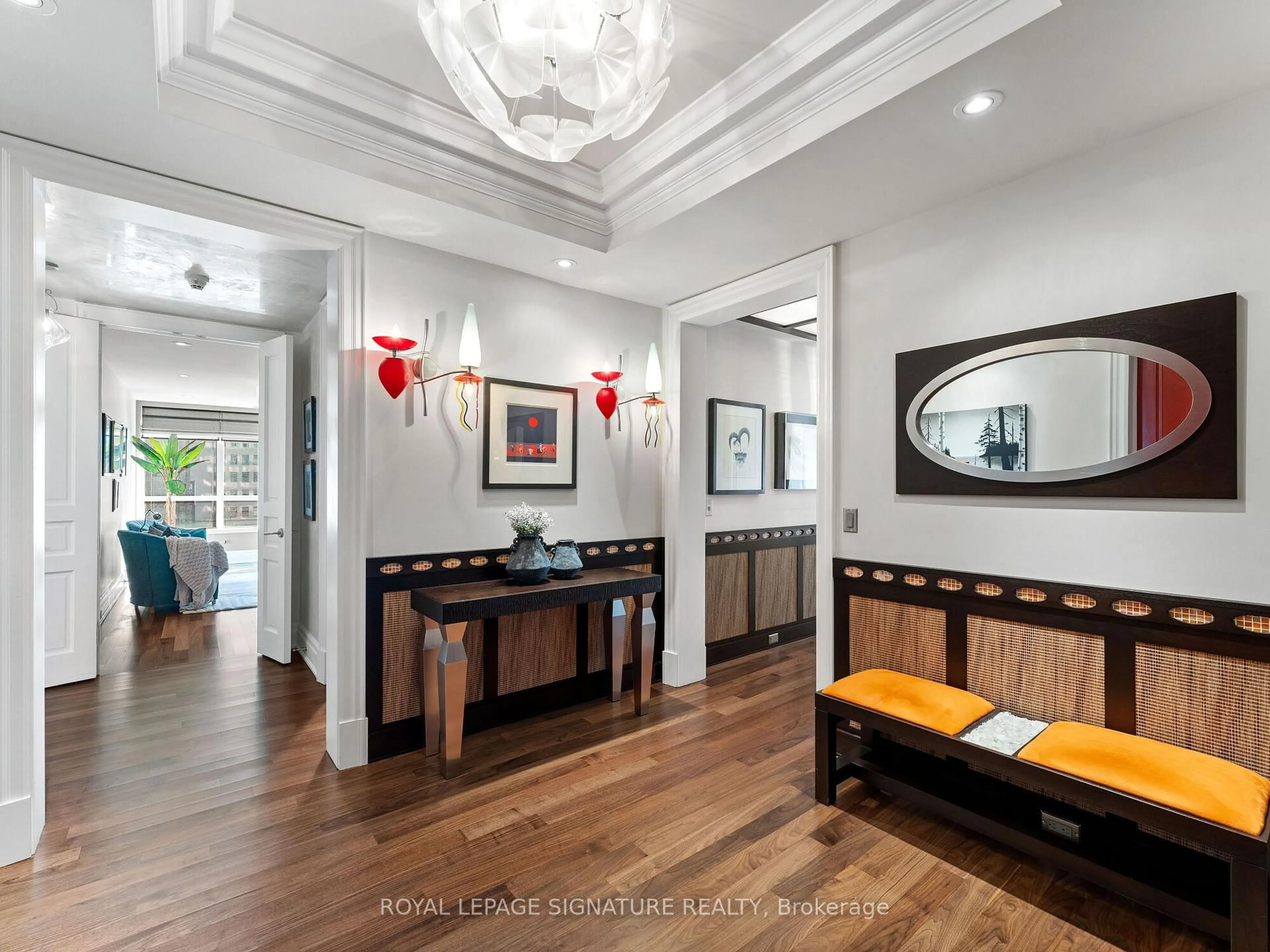 Indoor foyer for 155 St. Clair Ave #603, Toronto Ontario M4V 0A1