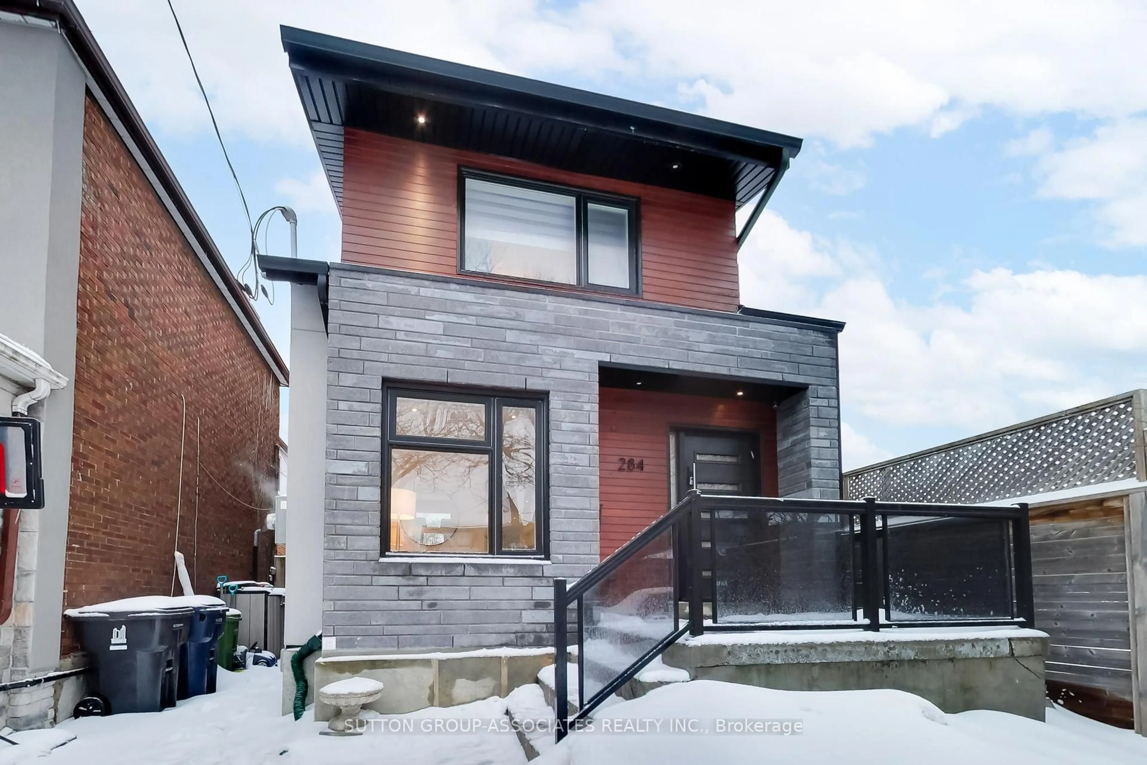 Home with brick exterior material, street for 284 Atlas Ave, Toronto Ontario M6C 3P9