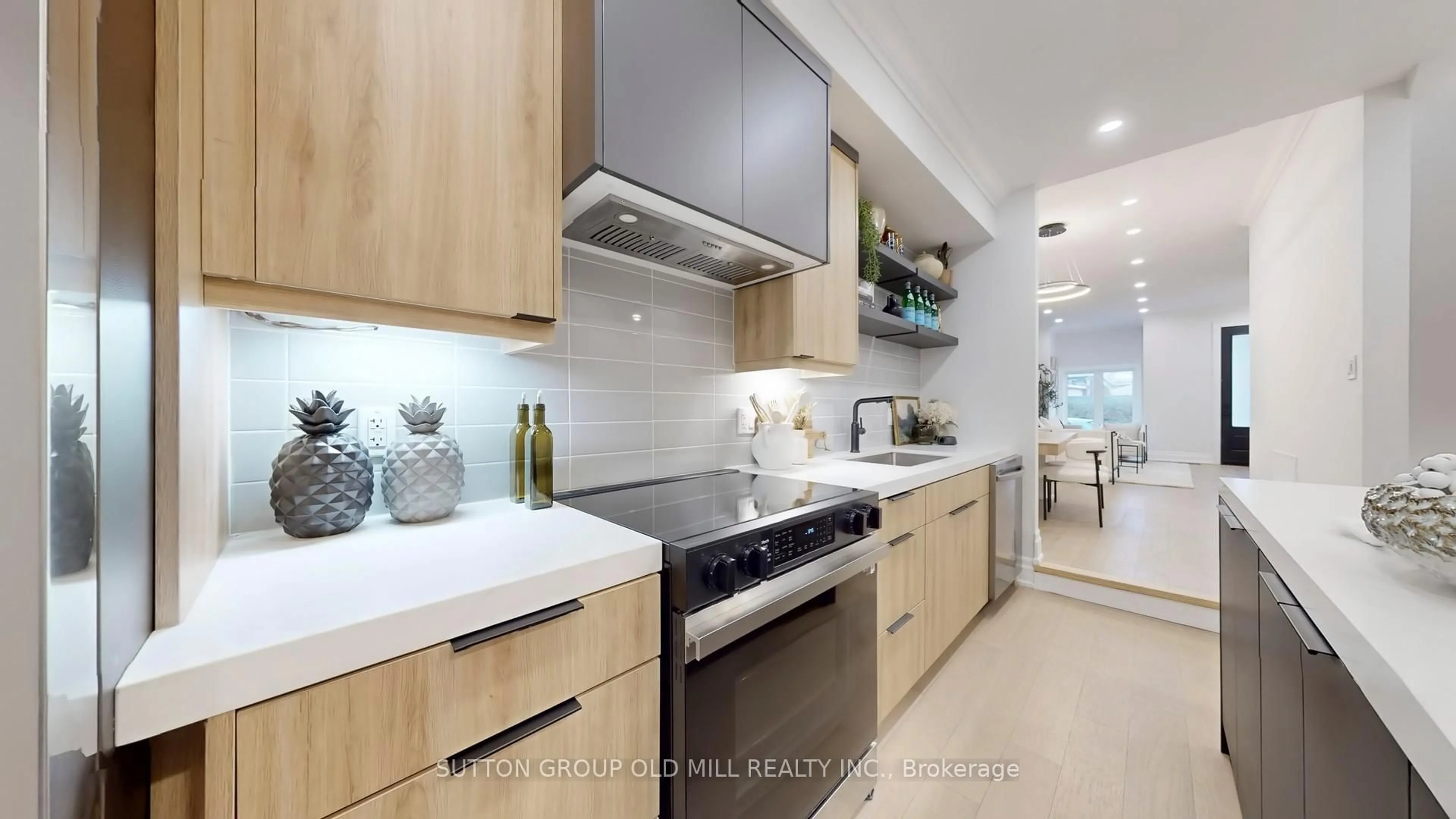 Contemporary kitchen, ceramic/tile floor for 59 Shirley St, Toronto Ontario M6K 1T2
