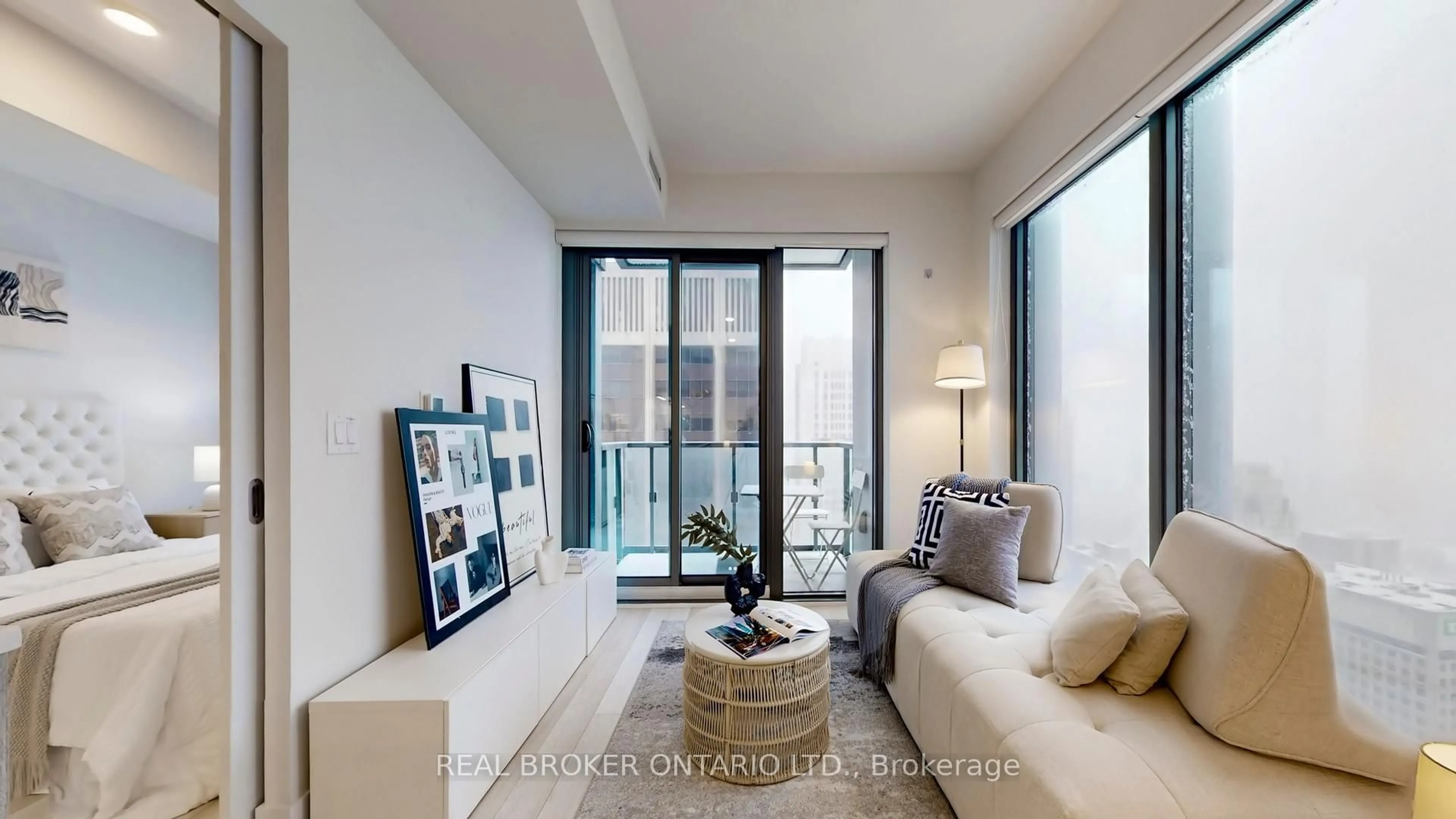 Living room with furniture, unknown for 8 Cumberland St #4103, Toronto Ontario M4W 0B6