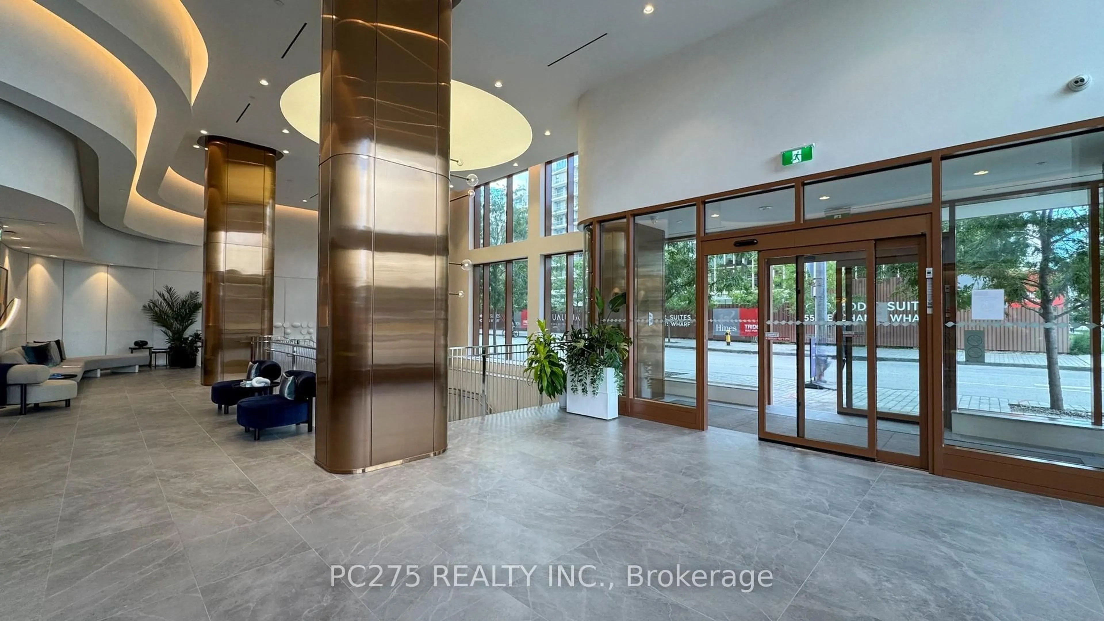Lobby for 155 Merchants' Wharf #325, Toronto Ontario M5A 0Y4
