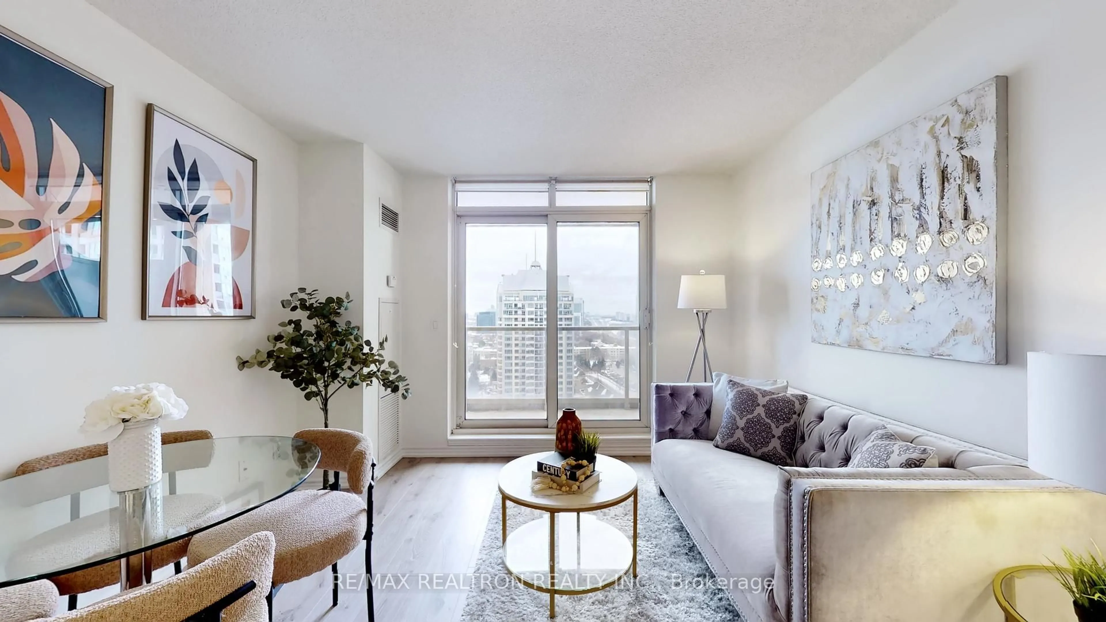 Living room with furniture, unknown for 18 Kenaston Gdns #1606, Toronto Ontario M2K 3C7