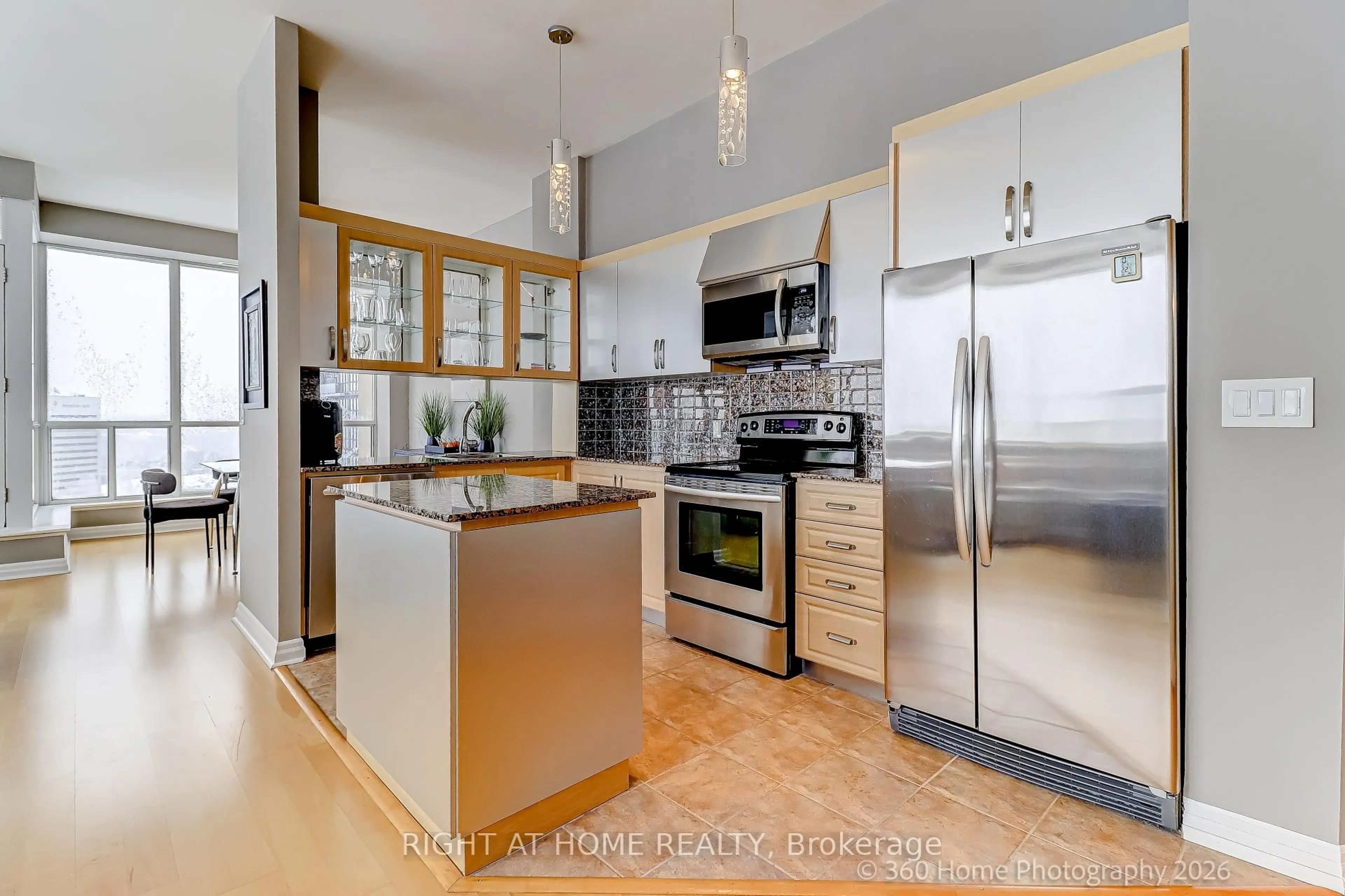 Open concept kitchen, unknown for 797 Don Mills Rd #1408, Toronto Ontario M3C 1V1