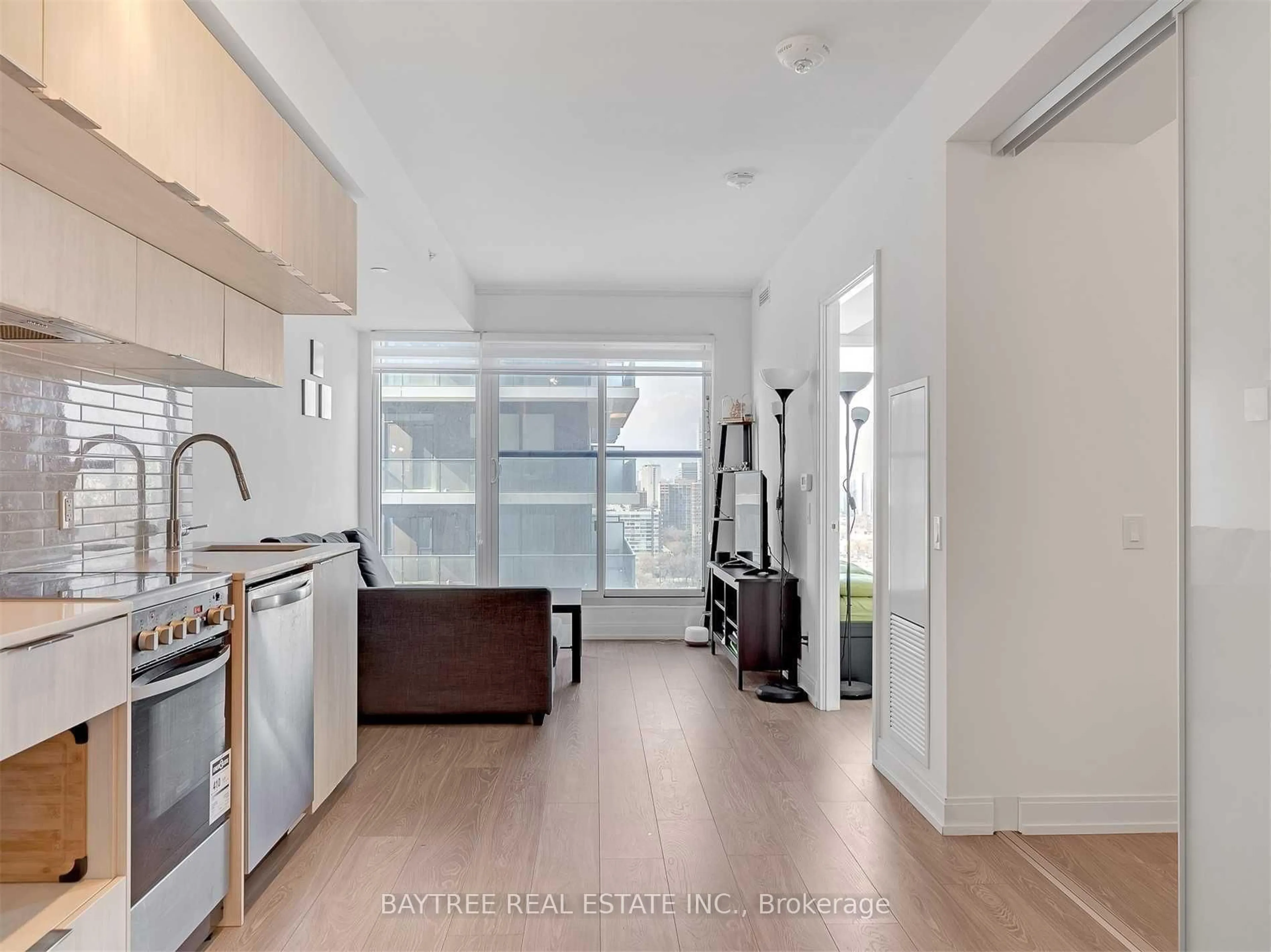 Open concept kitchen, unknown for 181 Dundas St #4802, Toronto Ontario M5A 0N5