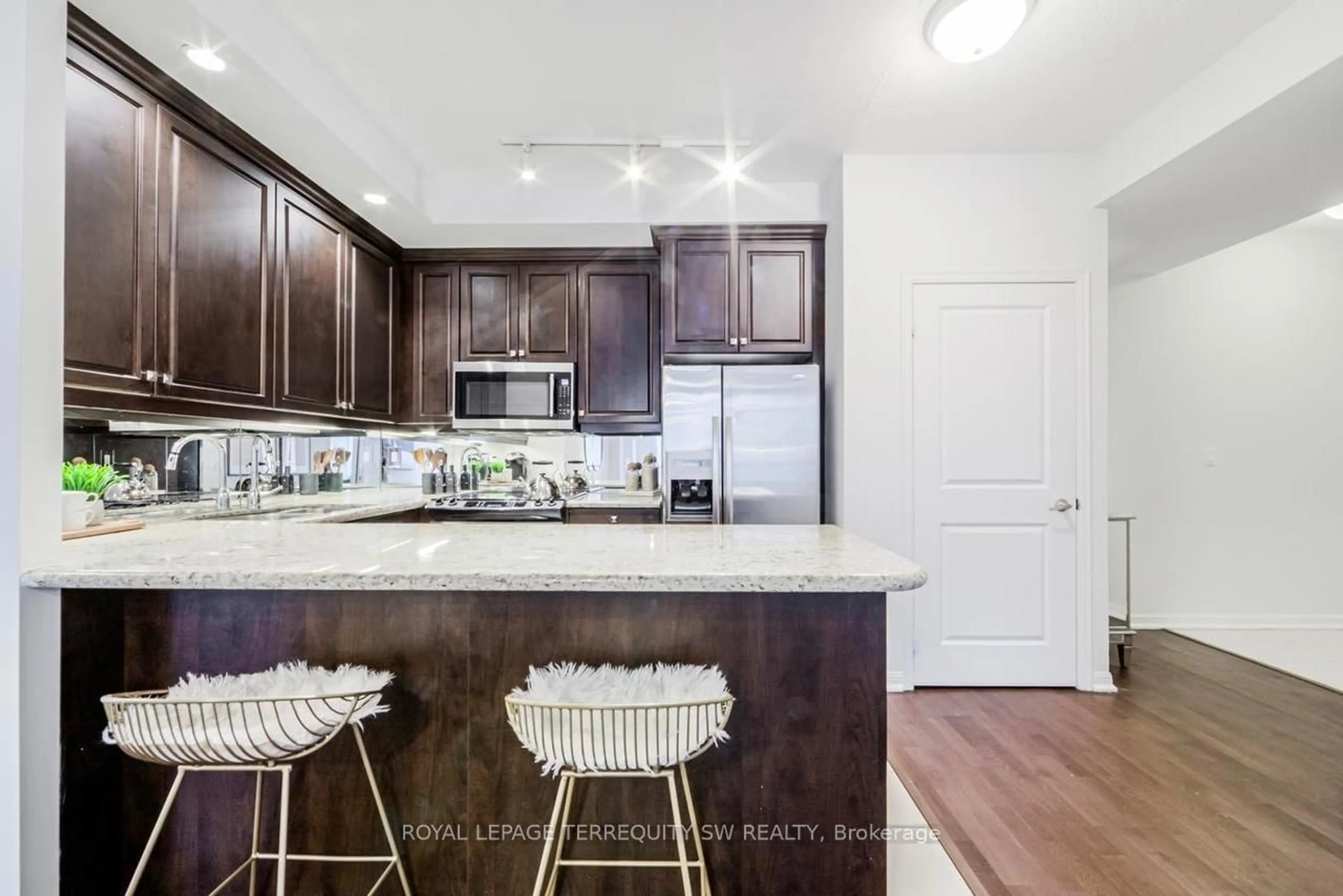 Open concept kitchen, unknown for 21 Grand Magazine St #1201, Toronto Ontario M5V 1B5