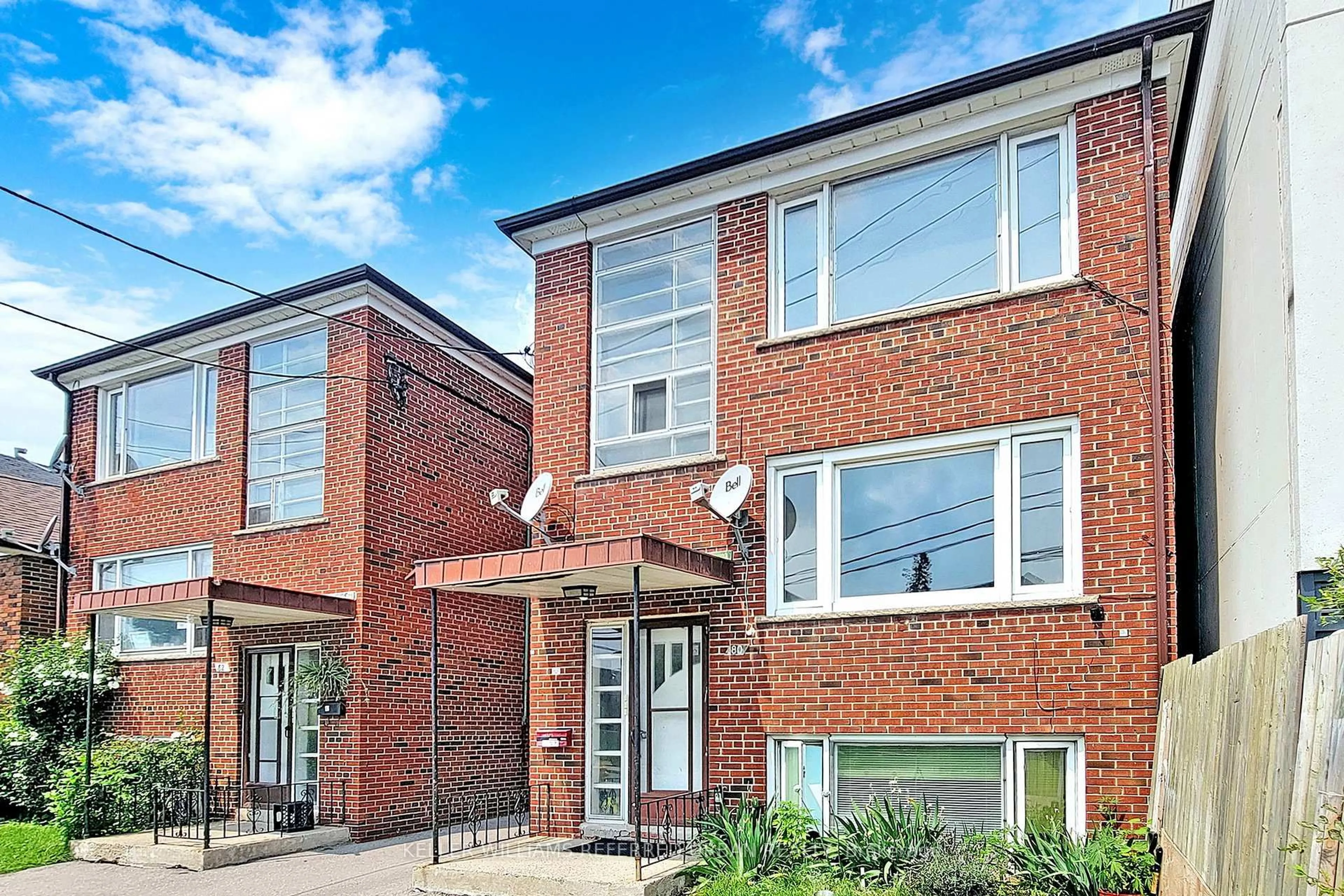 Home with brick exterior material, building for 80 Lanark Ave, Toronto Ontario M6E 2G4