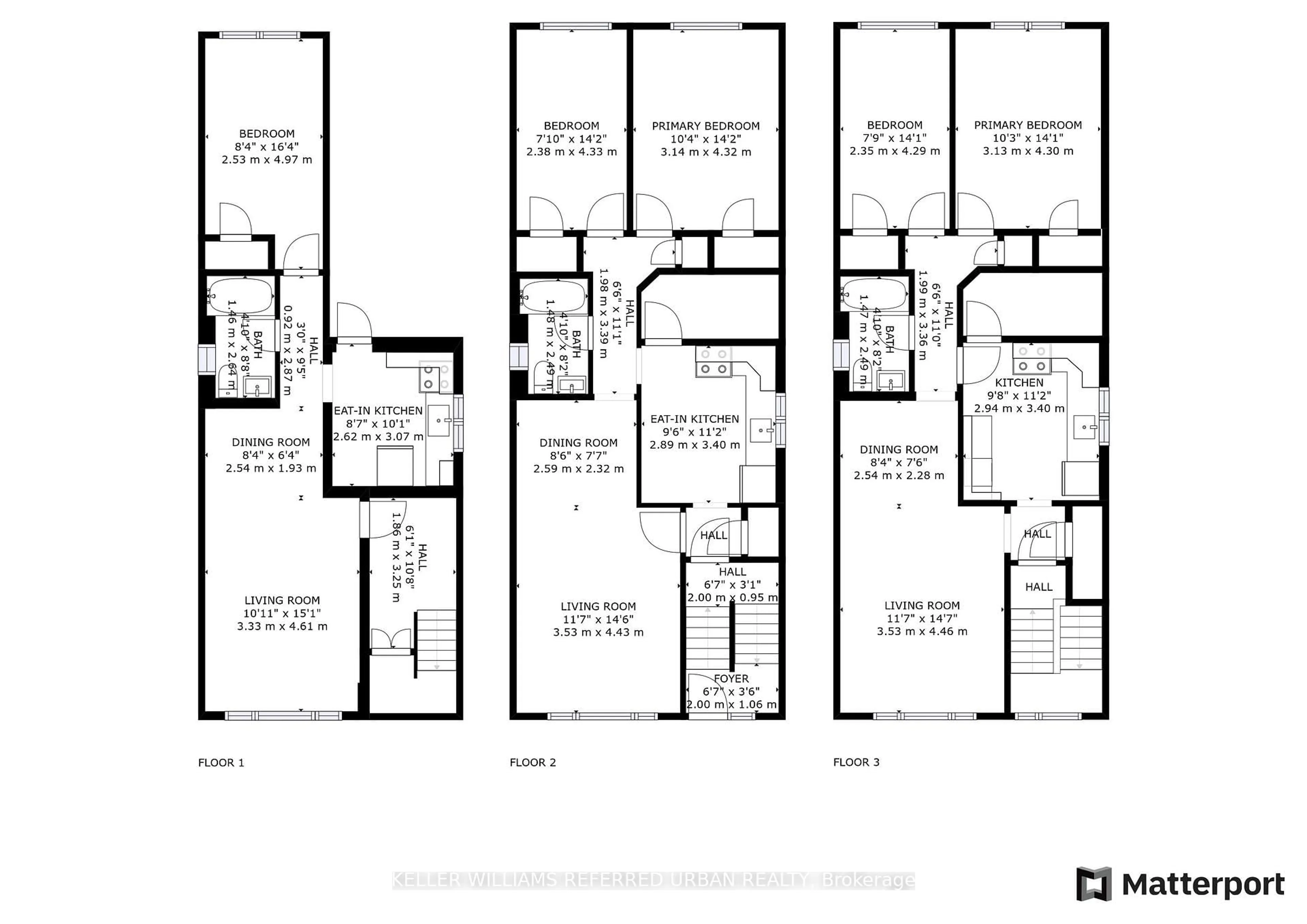 Floor plan for 82 Lanark Ave, Toronto Ontario M6E 2G4
