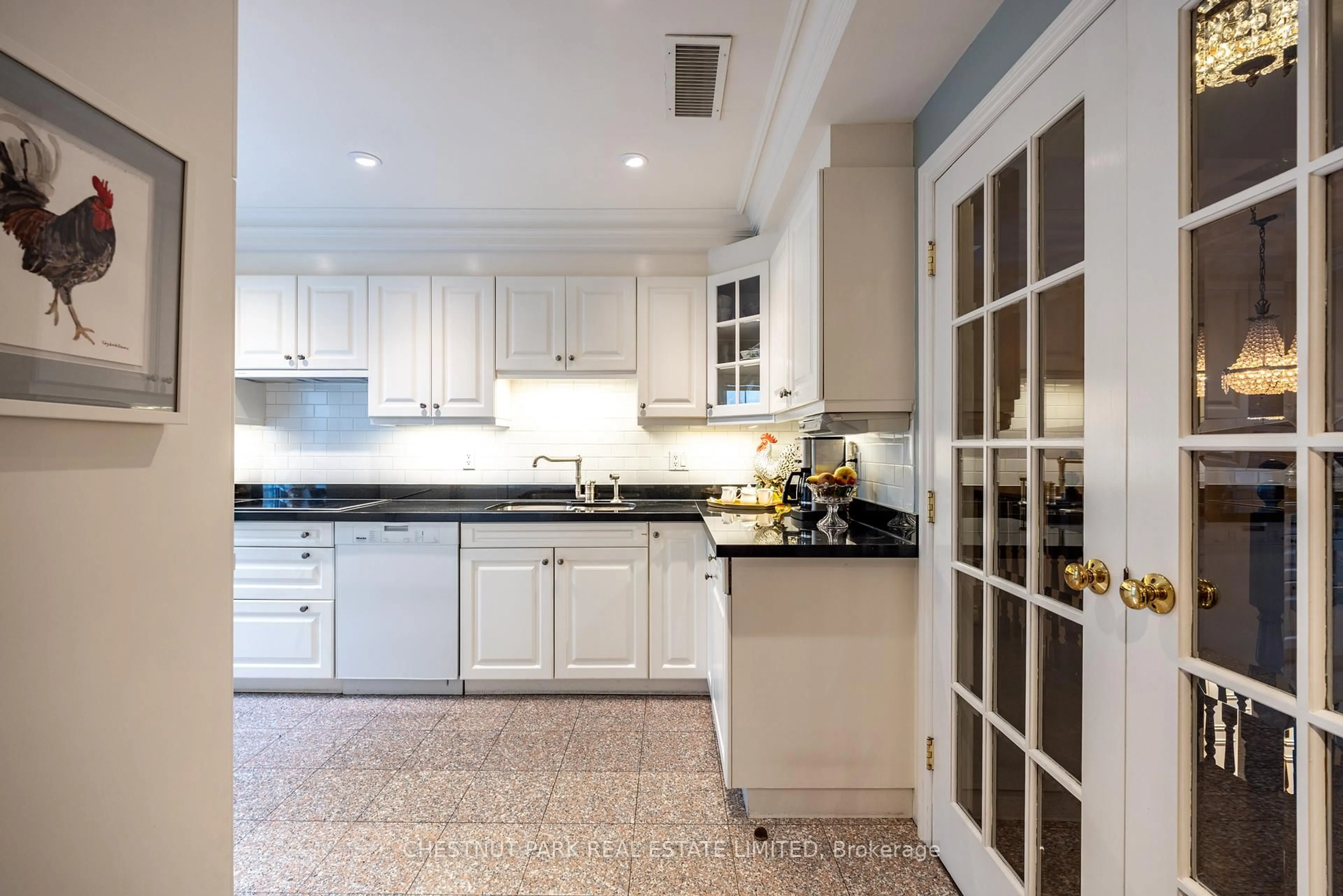 Contemporary kitchen, ceramic/tile floor for 2 Doncliffe Pl #102B, Toronto Ontario M4N 2R1