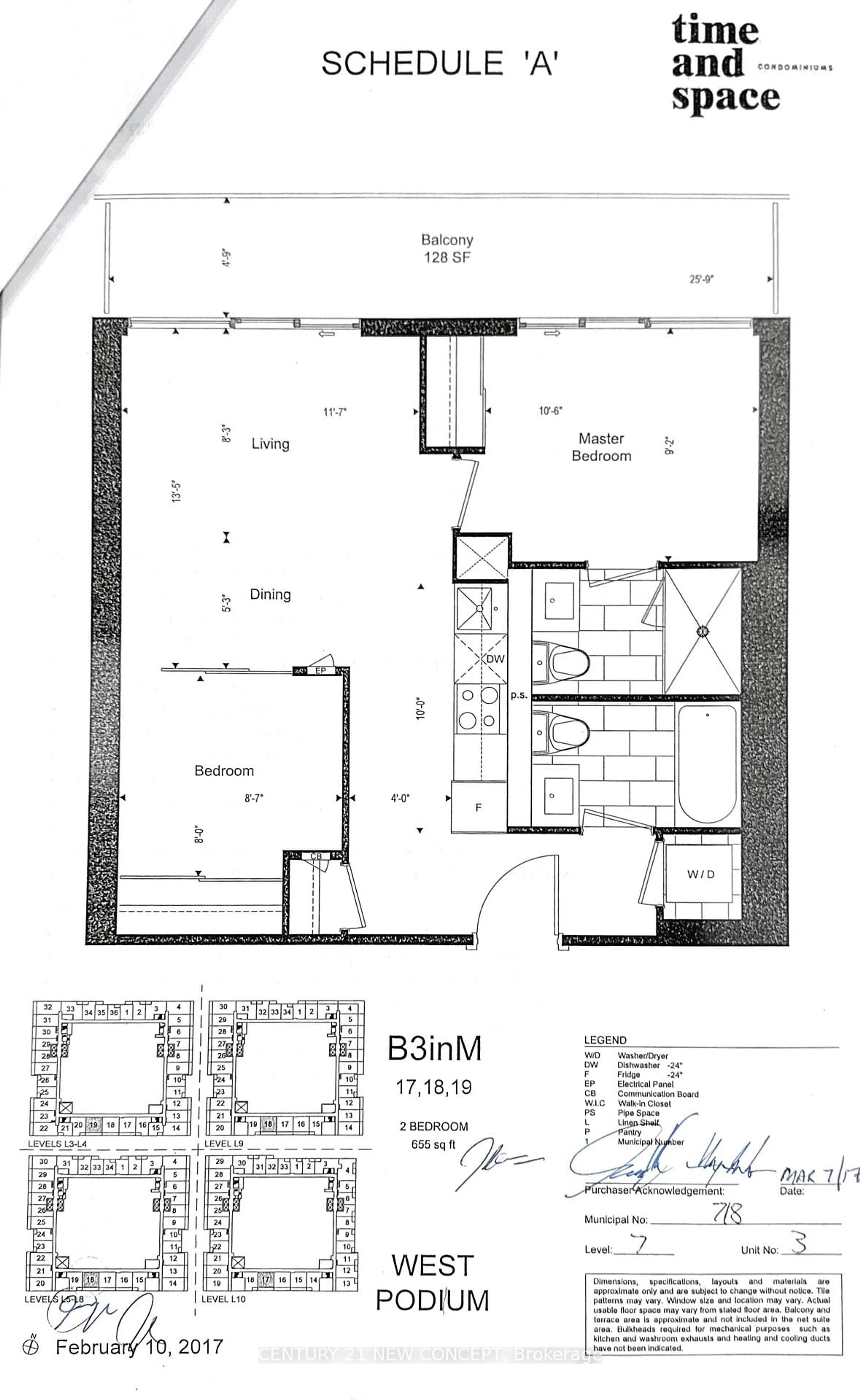 Floor plan for 135 Lower Sherbourne St #738, Toronto Ontario M5A 0W8