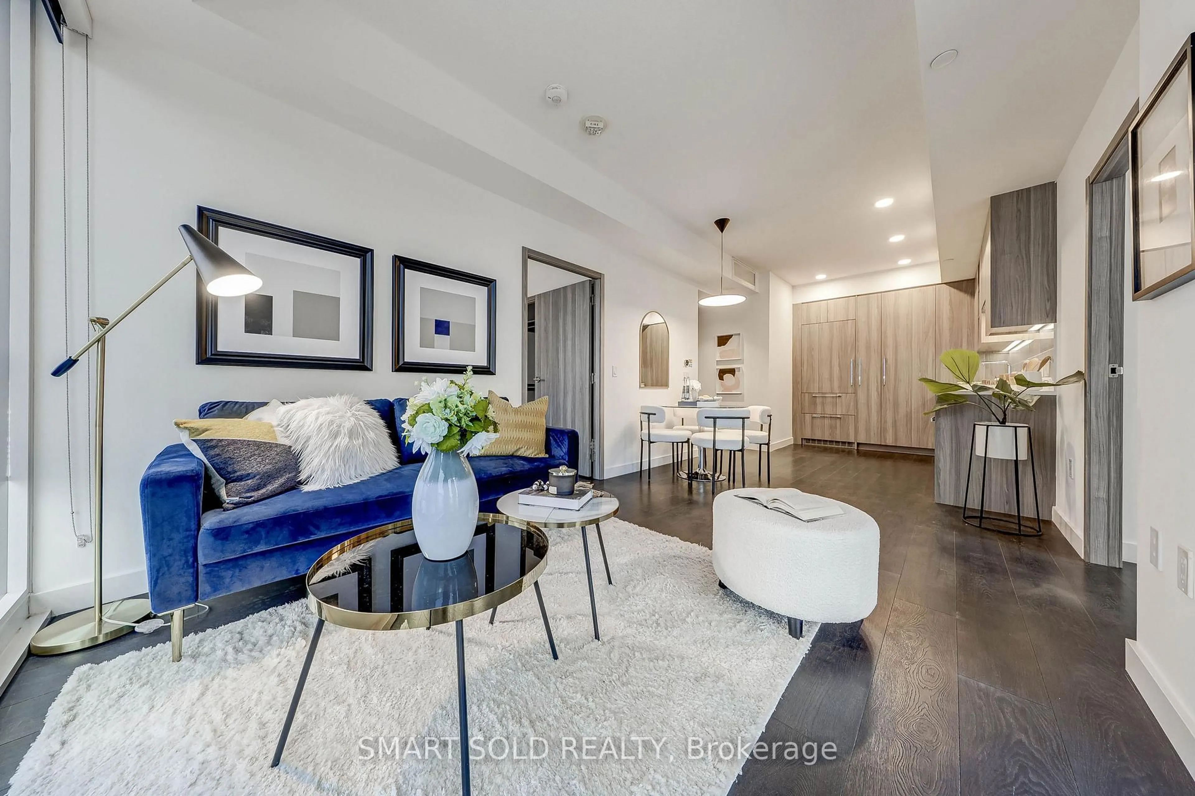 Living room with furniture, unknown for 85 McMahon Dr #1712, Toronto Ontario M2K 0H1