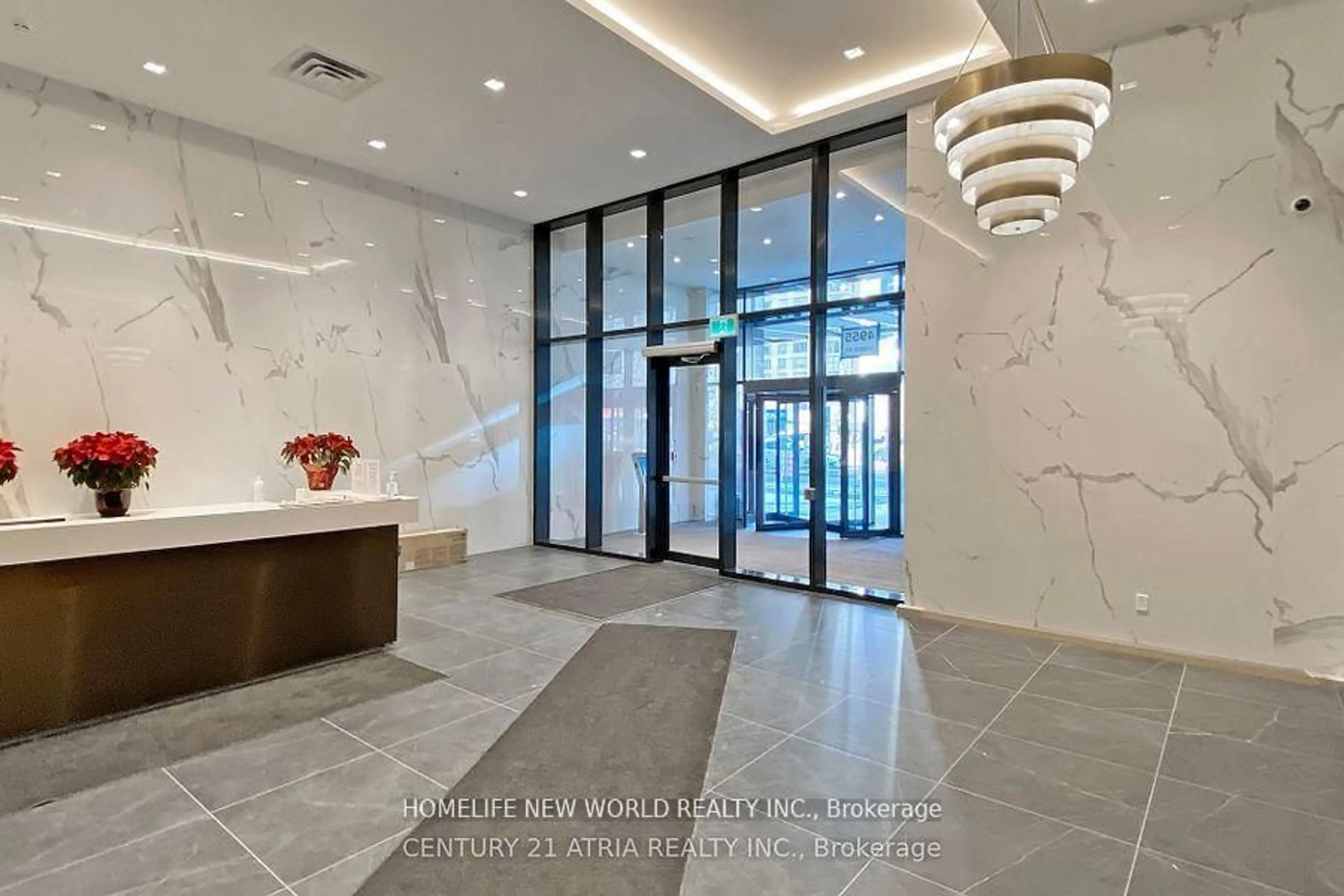 Indoor foyer for 4955 Yonge St #1912, Toronto Ontario M2N 0L8