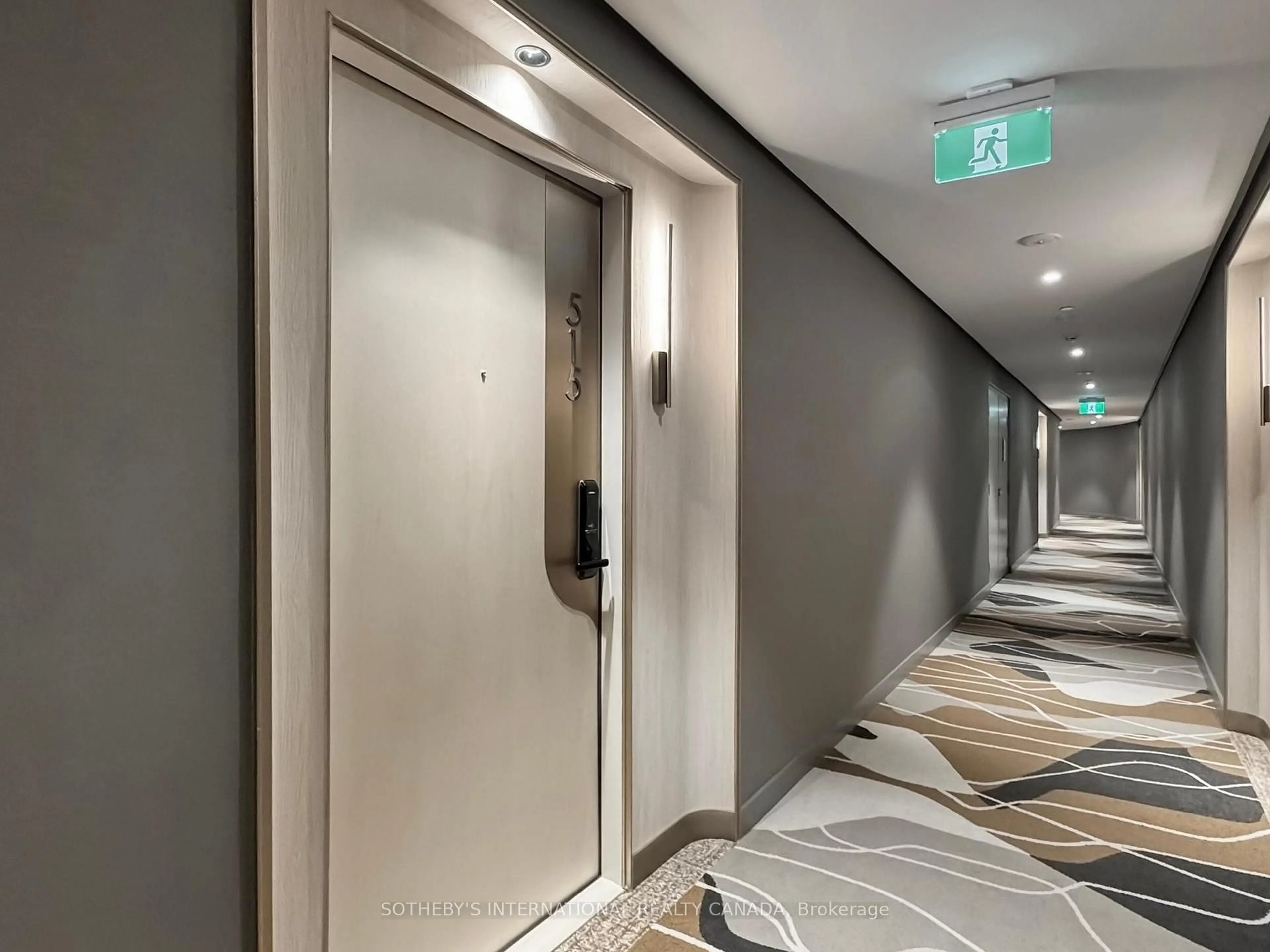 Indoor foyer for 155 Merchants' #515, Toronto Ontario M5A 0Y4