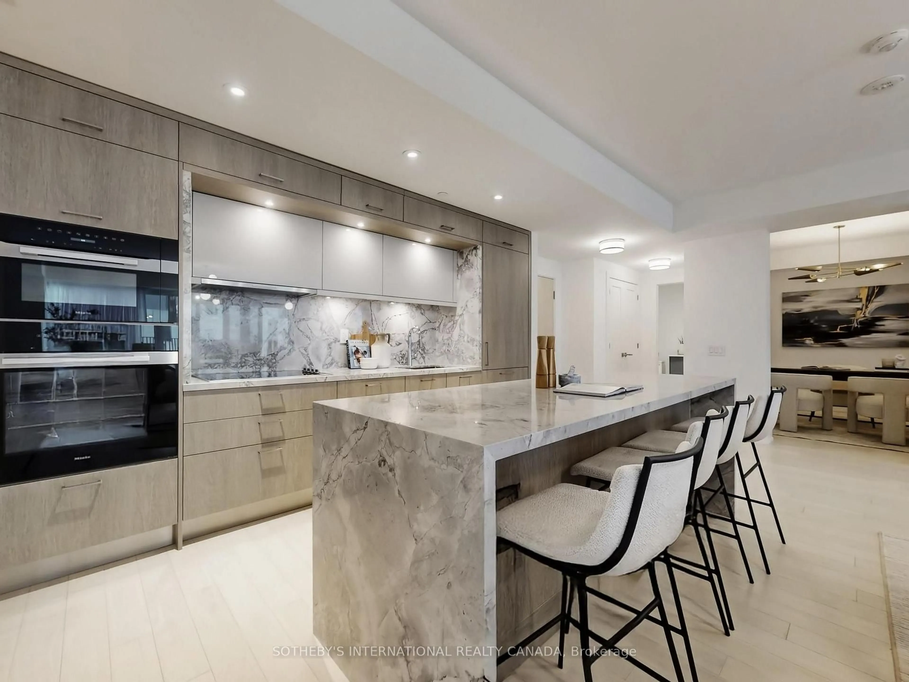 Contemporary kitchen, unknown for 155 Merchants' #515, Toronto Ontario M5A 0Y4