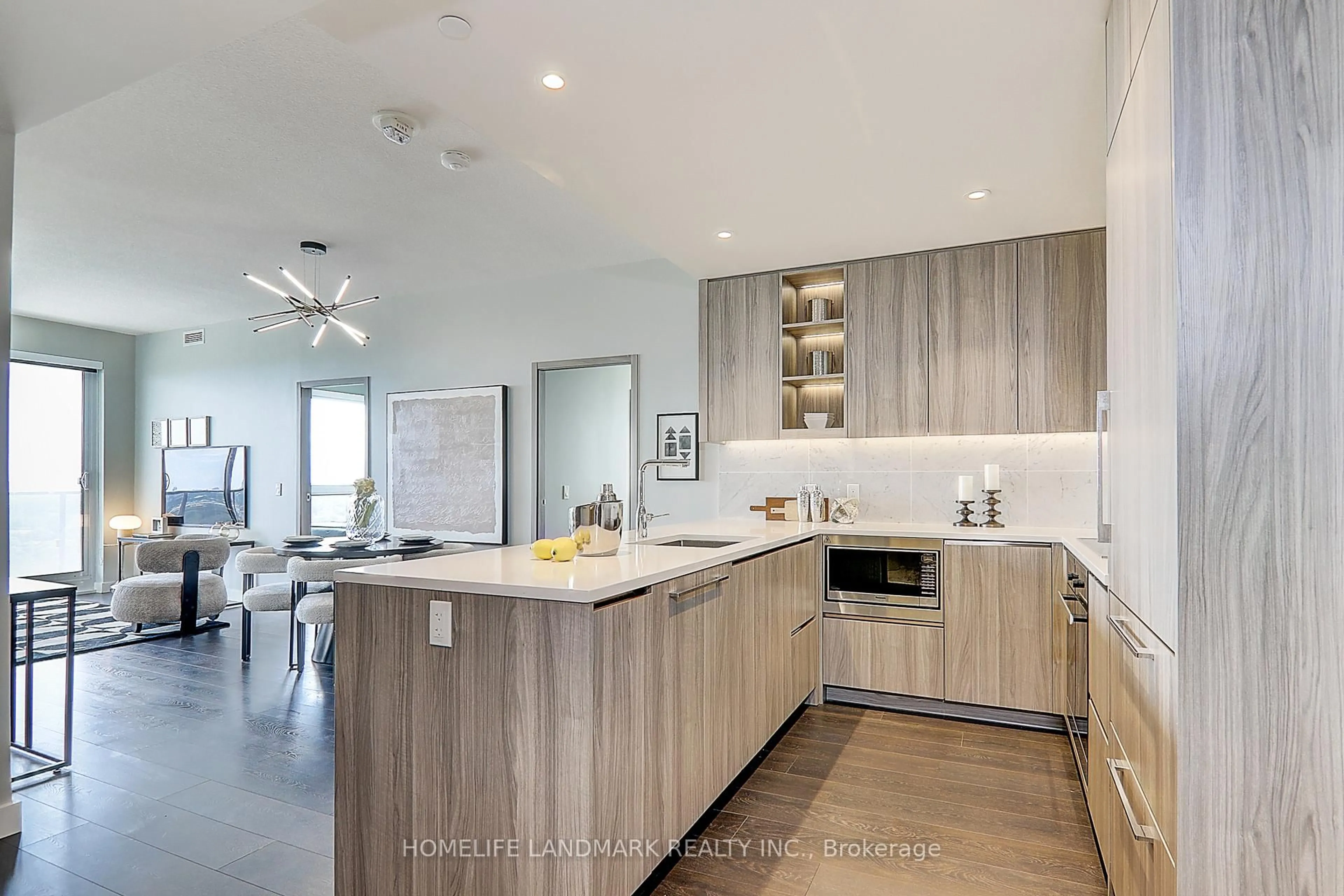 Open concept kitchen, unknown for 95 Mcmahon Dr #3203, Toronto Ontario M2K 0H2