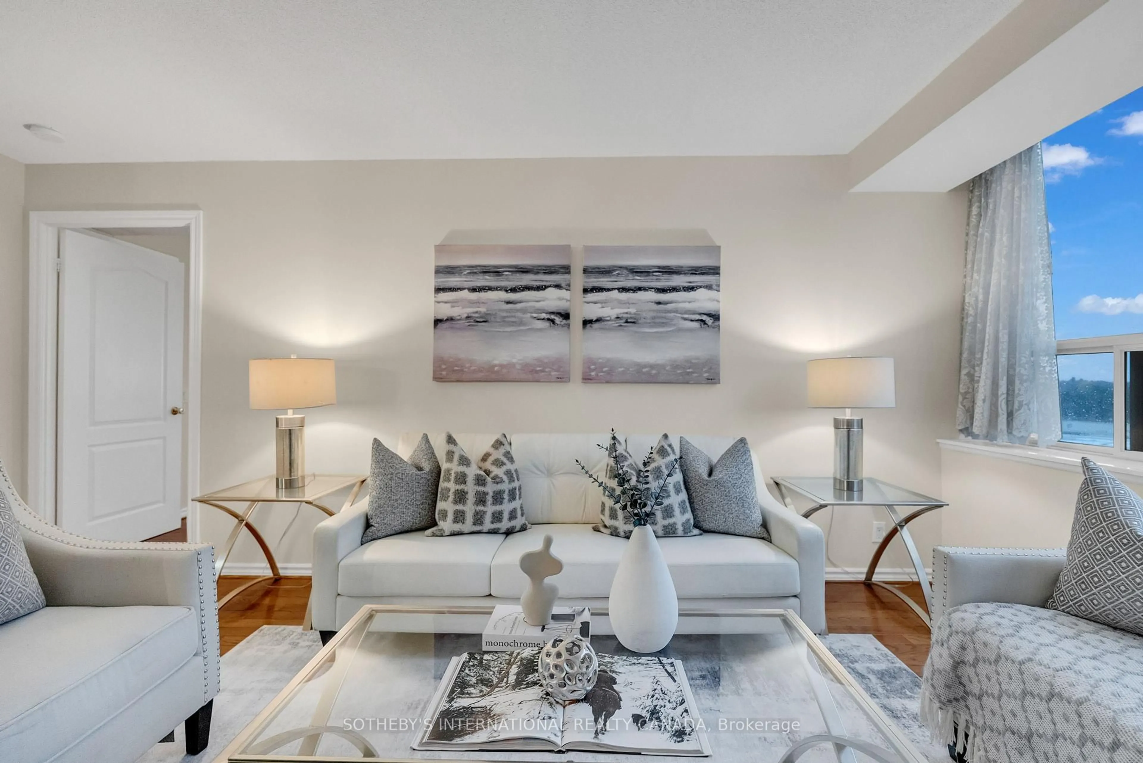 Living room with furniture, unknown for 265 Ridley Blvd #610, Toronto Ontario M5M 4N8