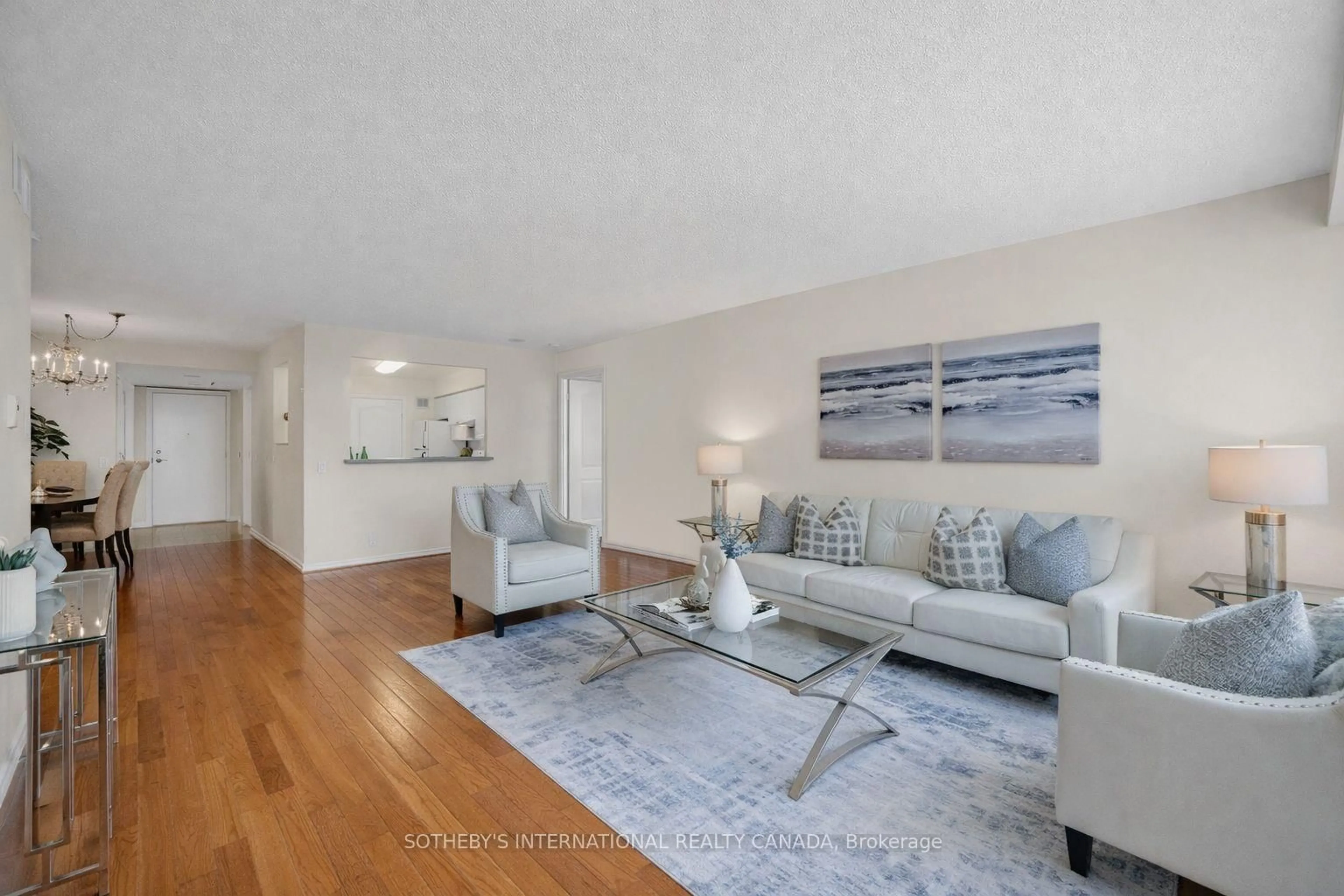 Living room with furniture, unknown for 265 Ridley Blvd #610, Toronto Ontario M5M 4N8