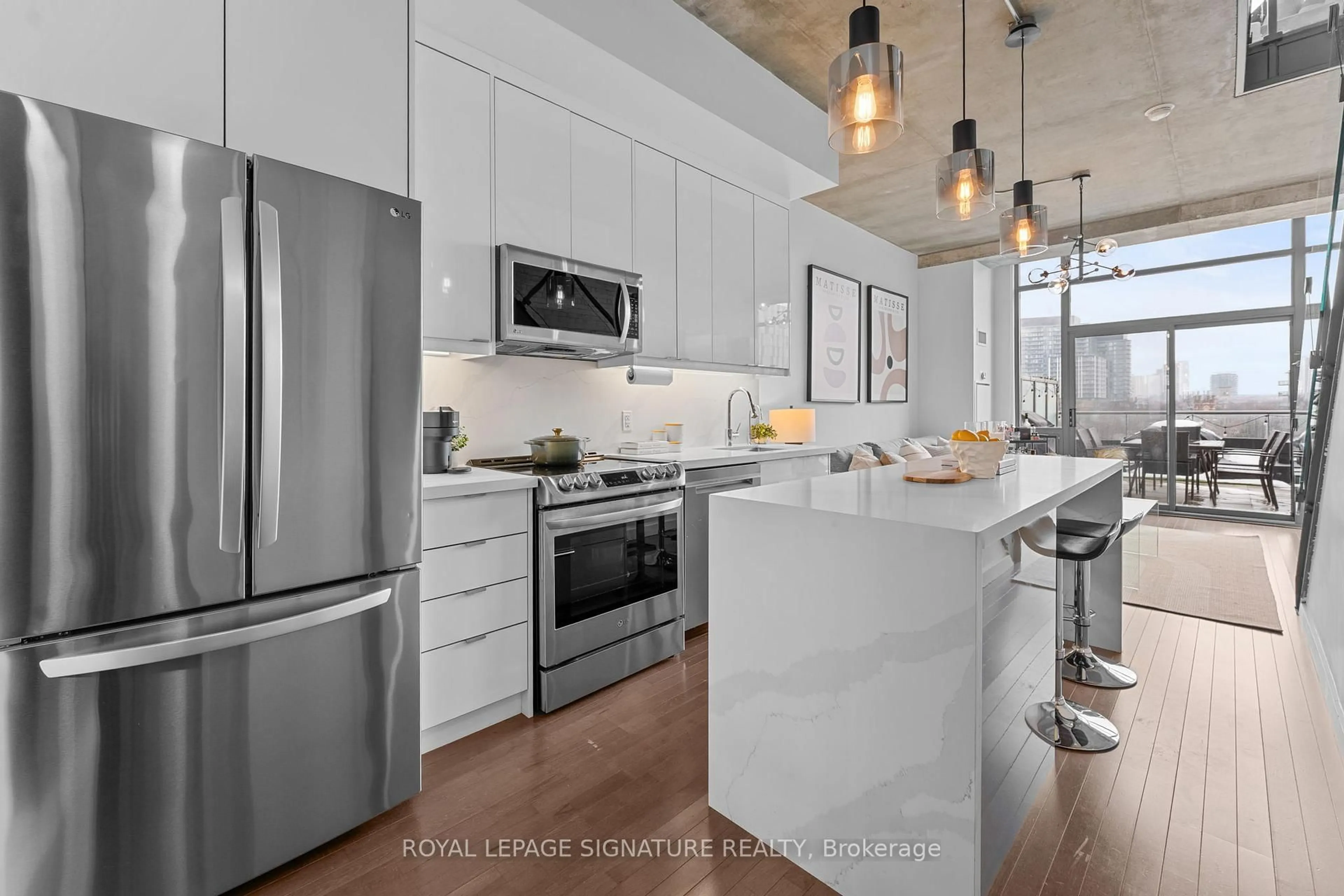 Open concept kitchen, unknown for 33 Mill St #606, Toronto Ontario M5A 3R3