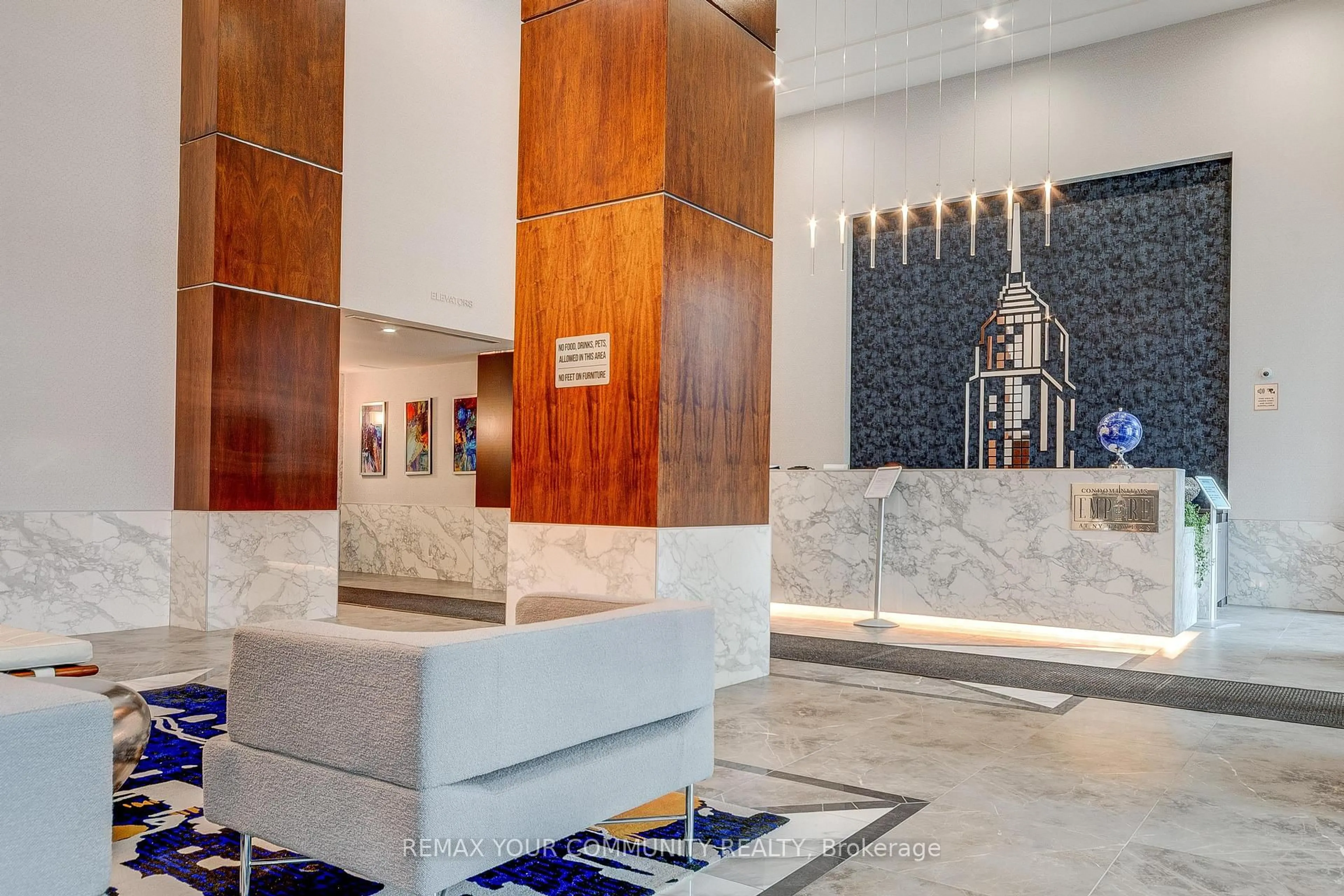 Lobby for 17 Barberry Pl #813, Toronto Ontario M2K 3E2