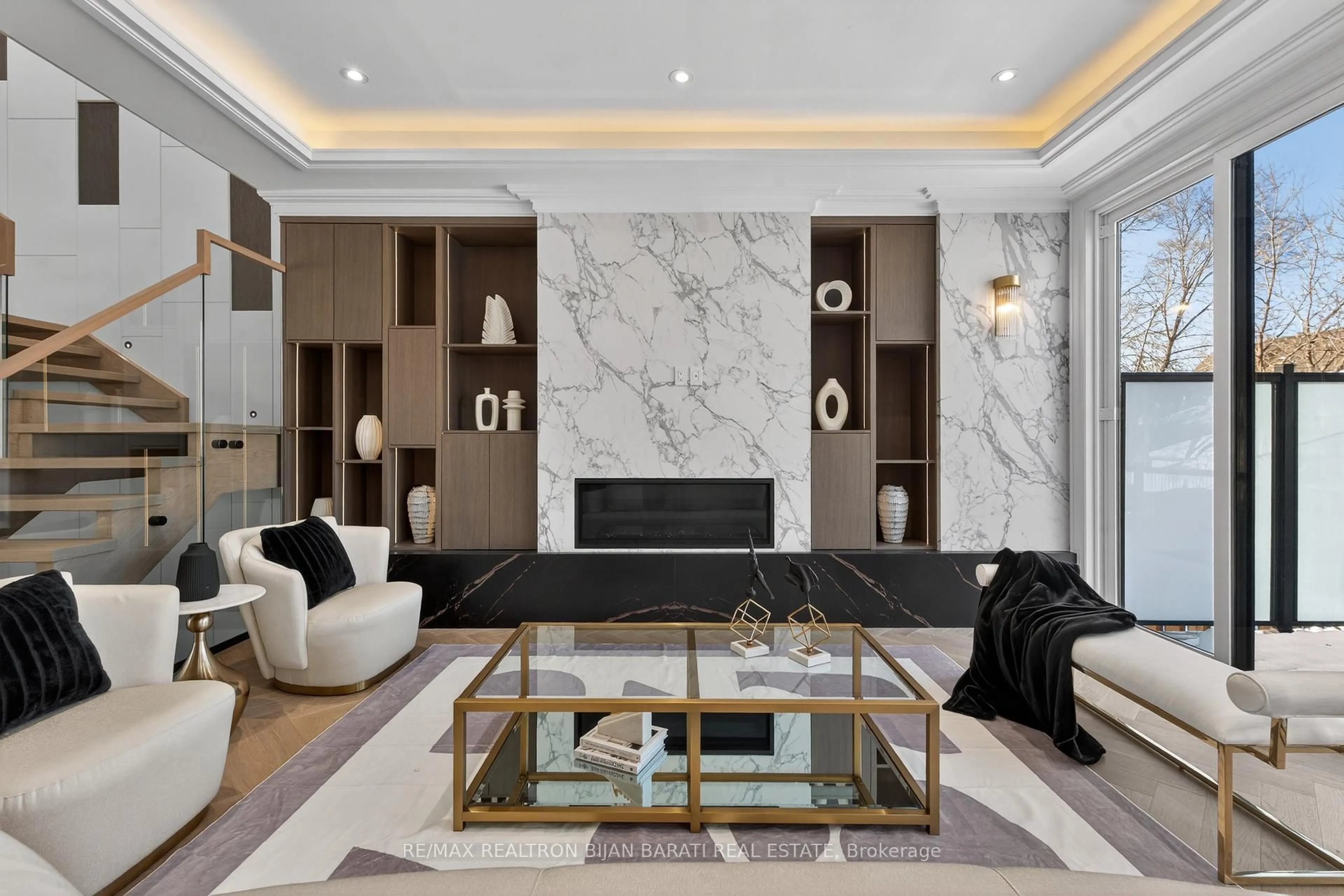 Living room with furniture, unknown for 70 Abitibi Ave, Toronto Ontario M2M 2V4