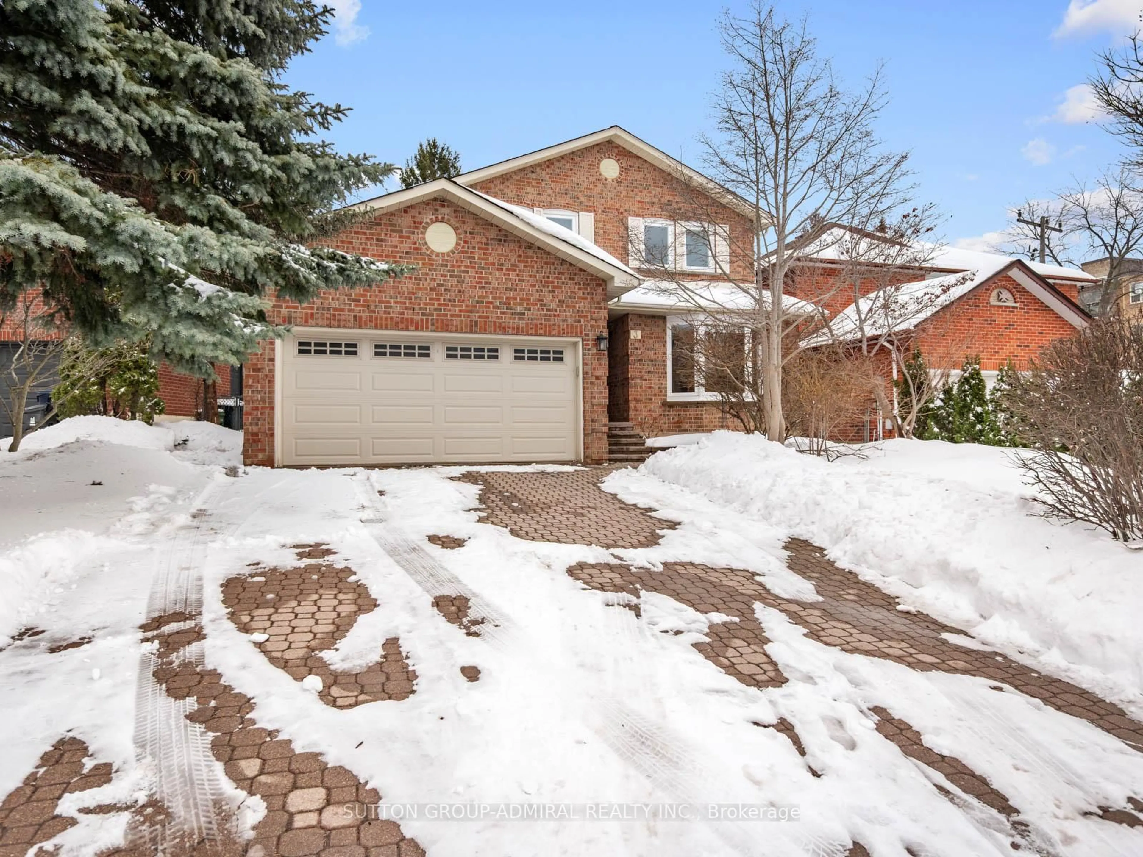 Home with brick exterior material, street for 3 Larksong Crt, Toronto Ontario M4A 2T5